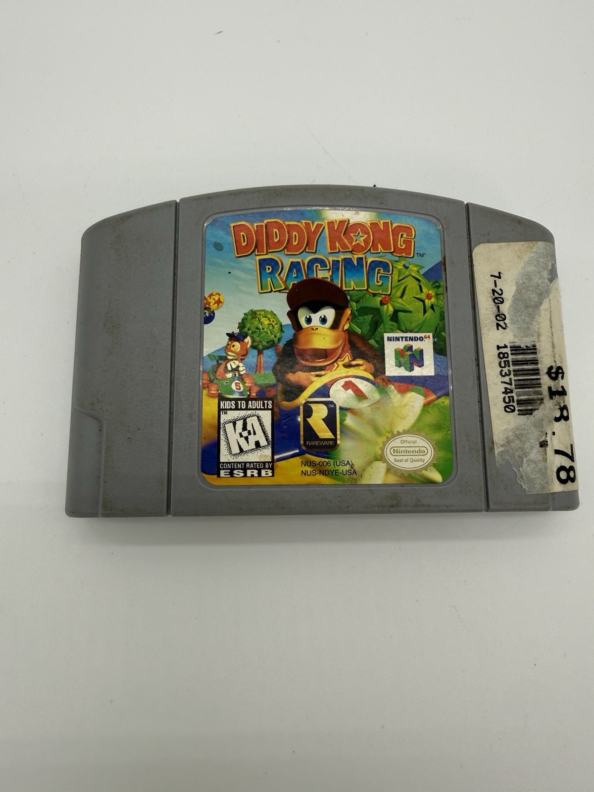 Diddy Kong Racing (Nintendo 64, 1997) Cartridge Only Tested Working