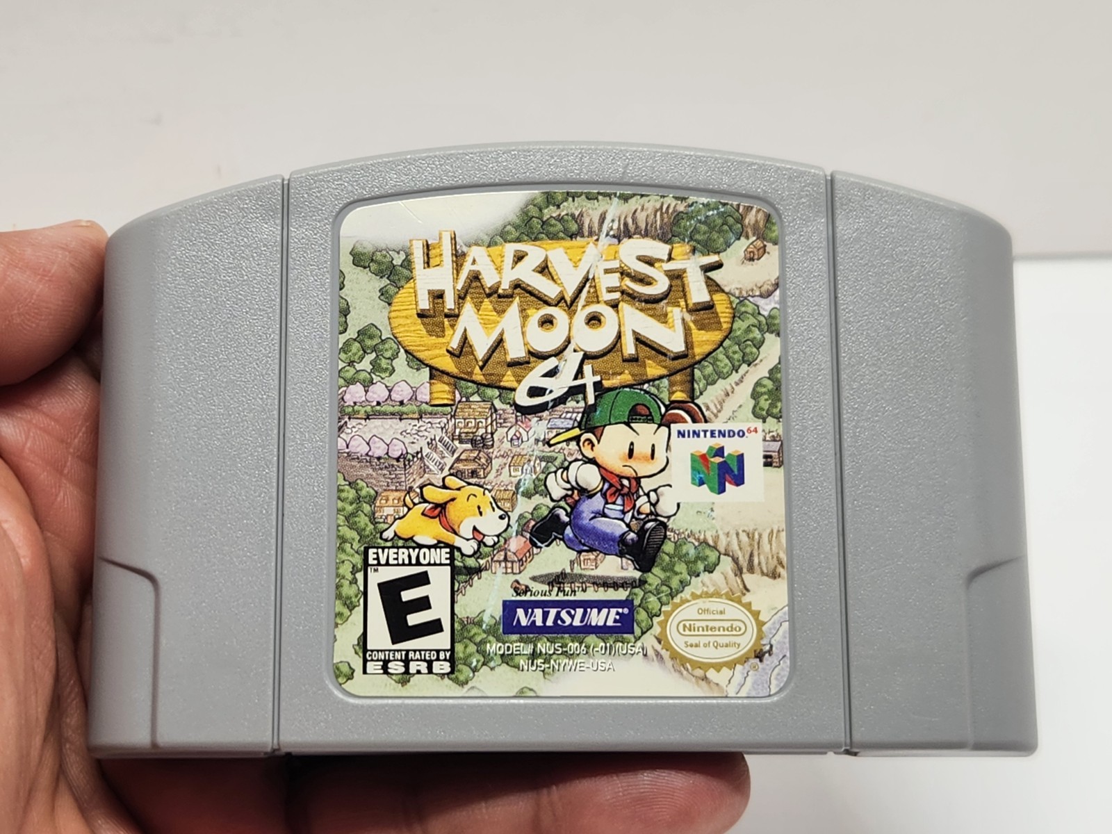 Harvest Moon 64 Nintendo 64 N64 Cart & Manual Authentic Tested