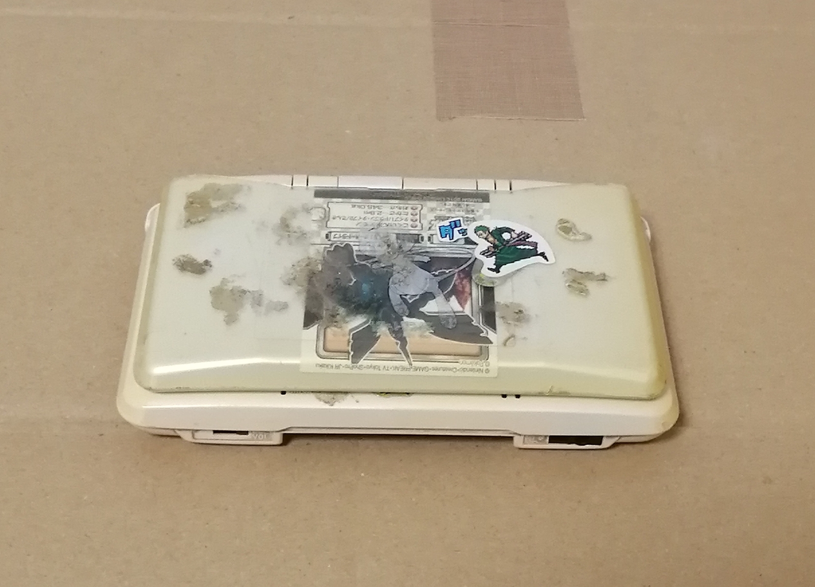 Not Working Nintendo DS White & Silver lot of 2 Console Parts Japan