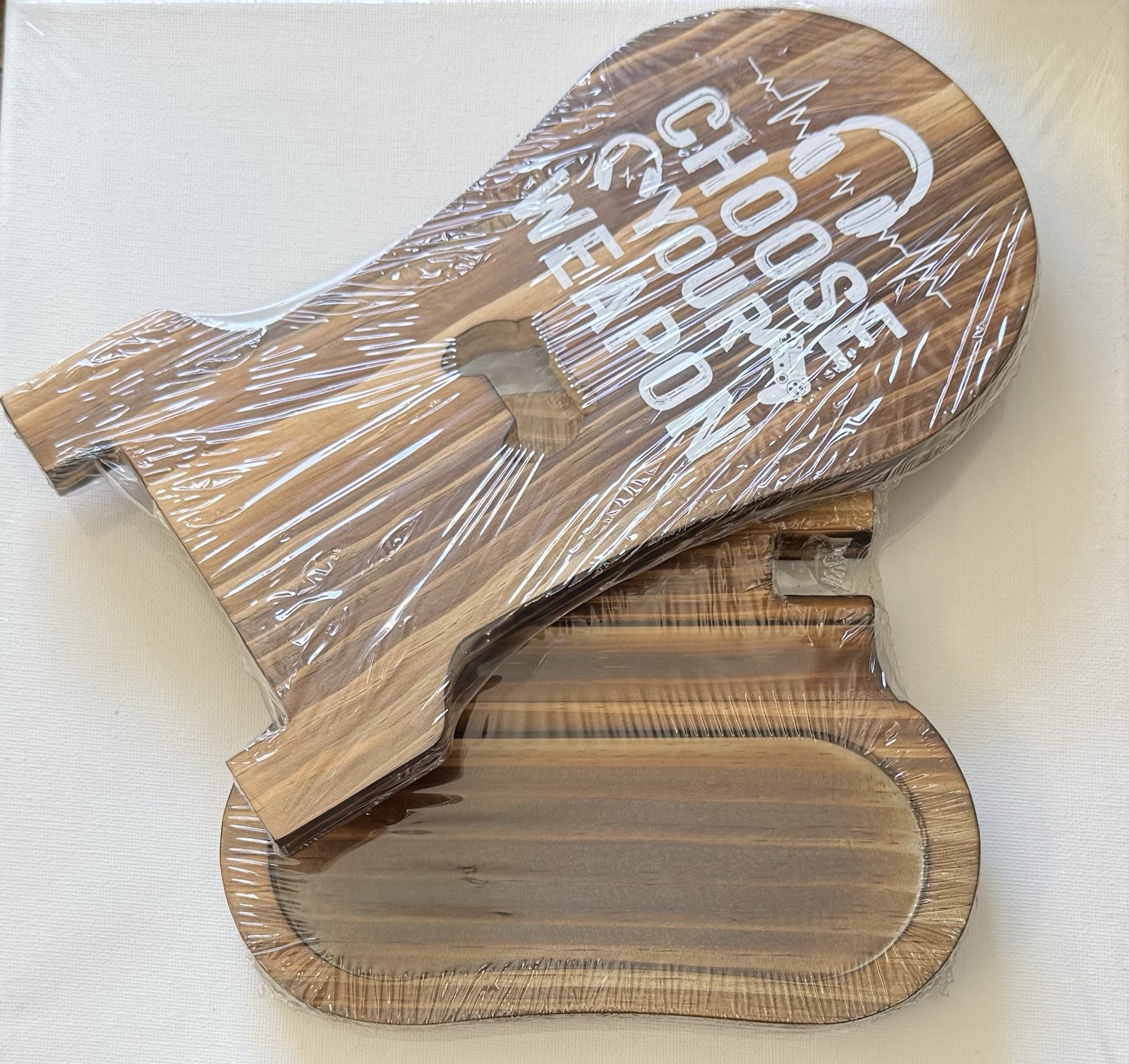 Slothoem, Wood Gaming Controller Stand, Choose Your Weapon Graphic, Open Box Cnd