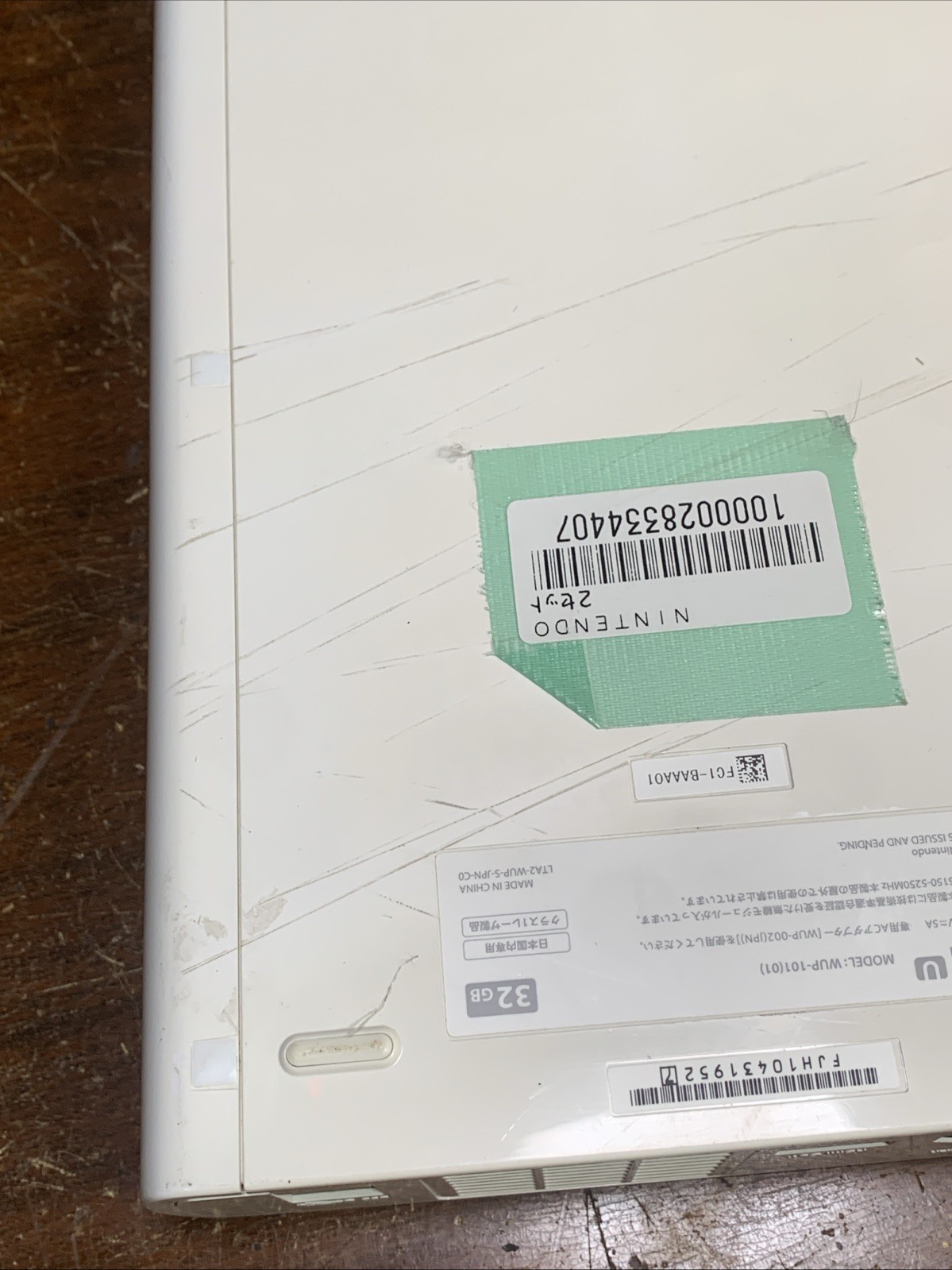 Nintendo Wii U WUP-001 32GB White Console Only – Tested (Japanese JPN Region)