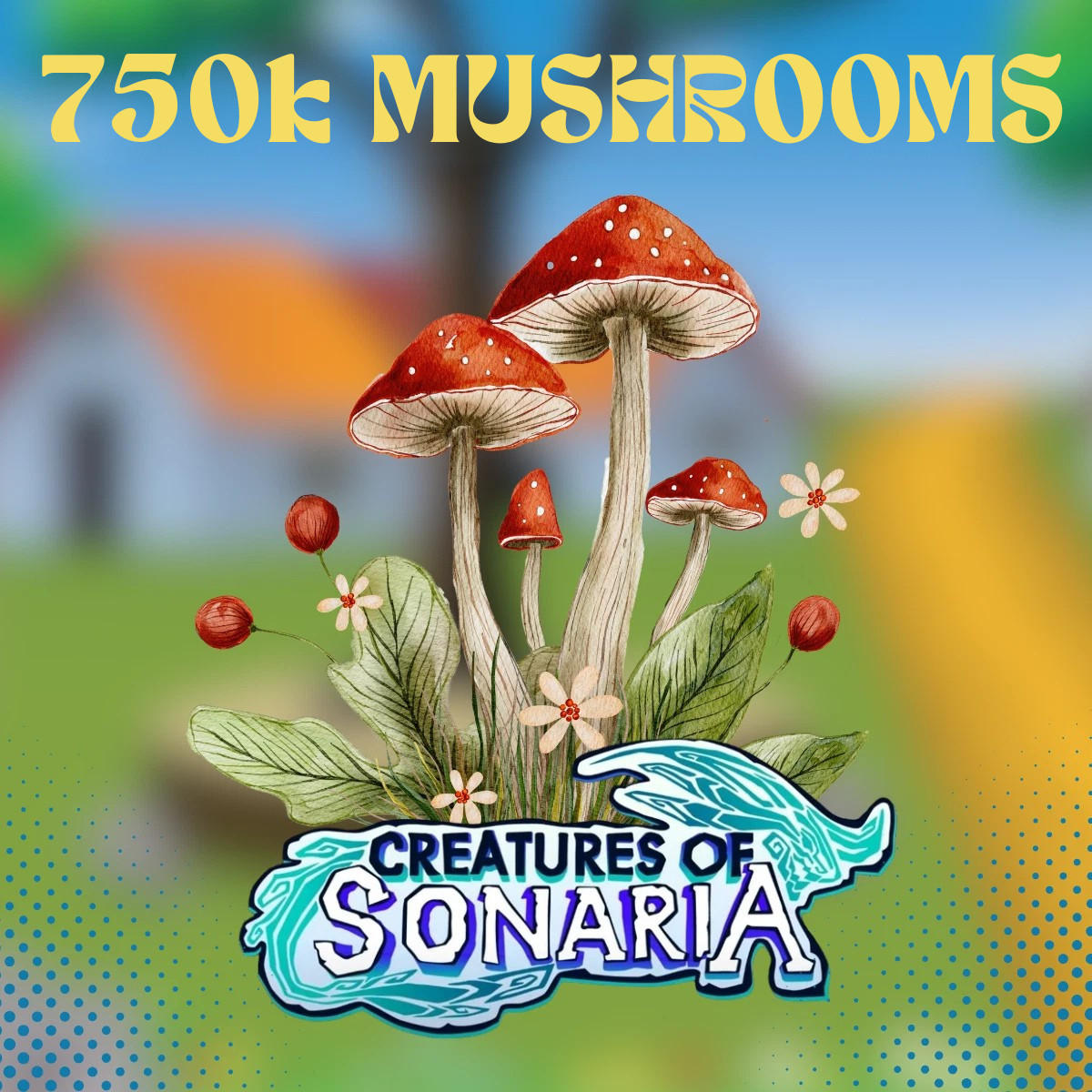 [🟢 ONLINE] Creatures of Sonaria COS 750K Mushrooms 🔥Fast Delivery🔥