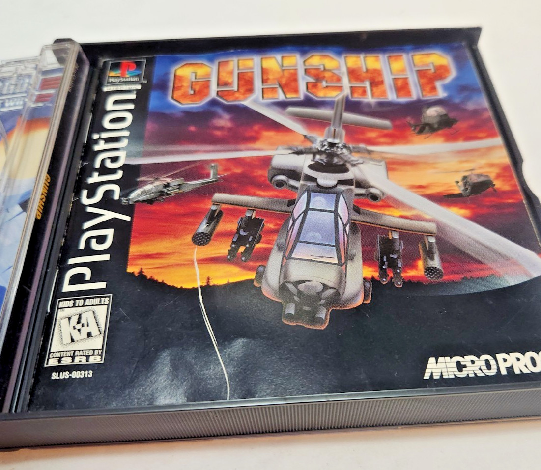 Playstation Gunship PS1 Video Game