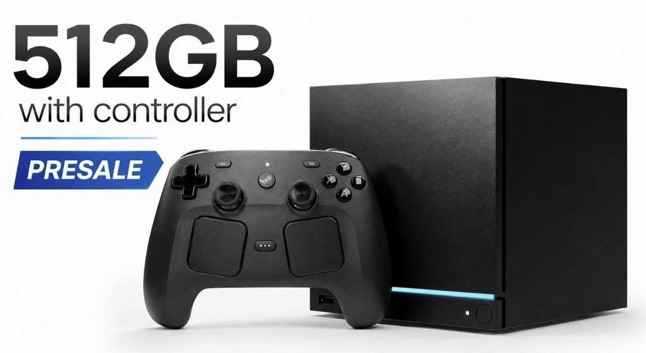 Valve Steam Machine 512GB SteamOS 3 PC with Controller CONFIRMED PRESALE
