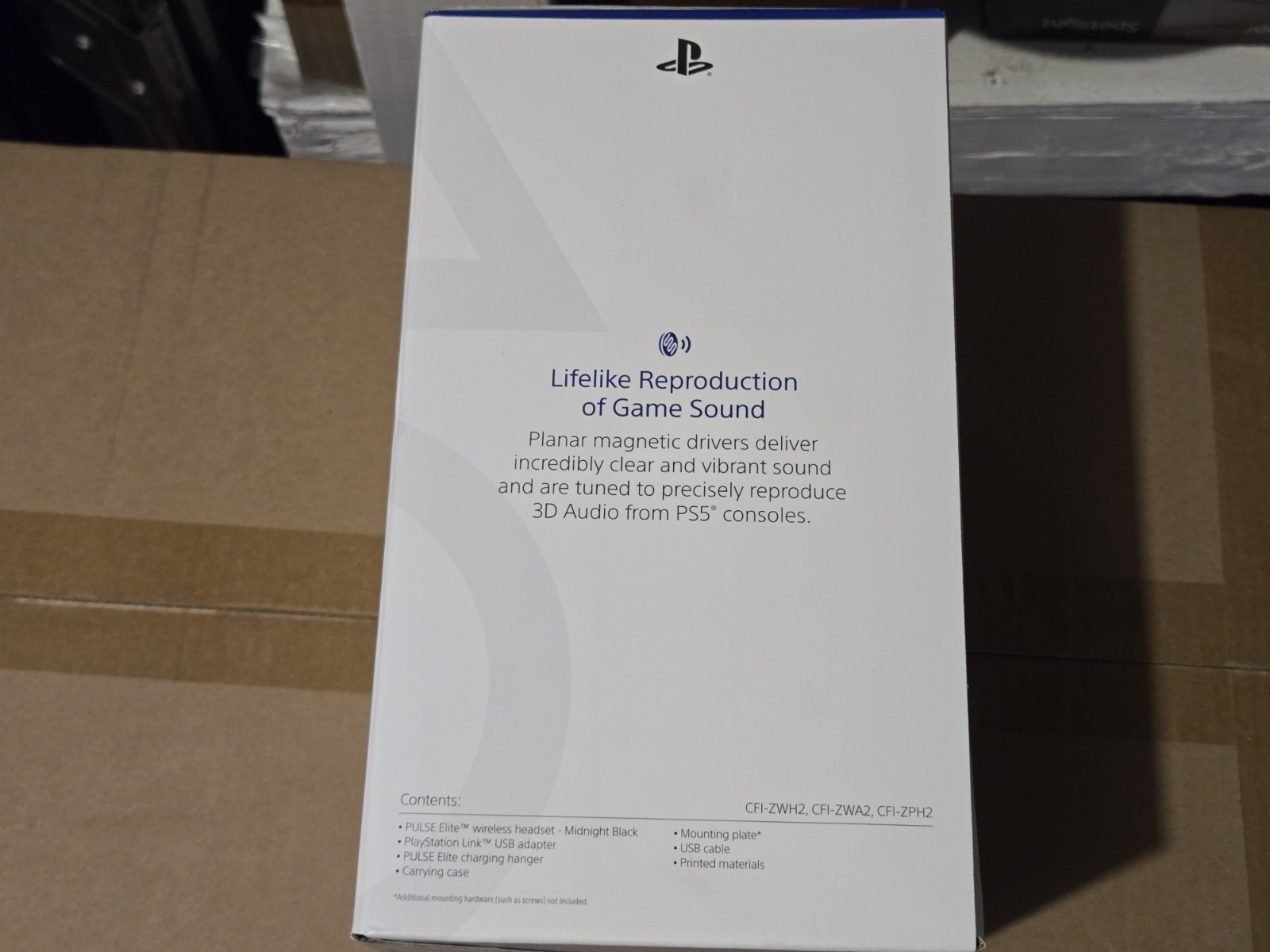 BLACK Sony PlayStation 5 Pulse Elite Wireless Gaming Headset – BLACK