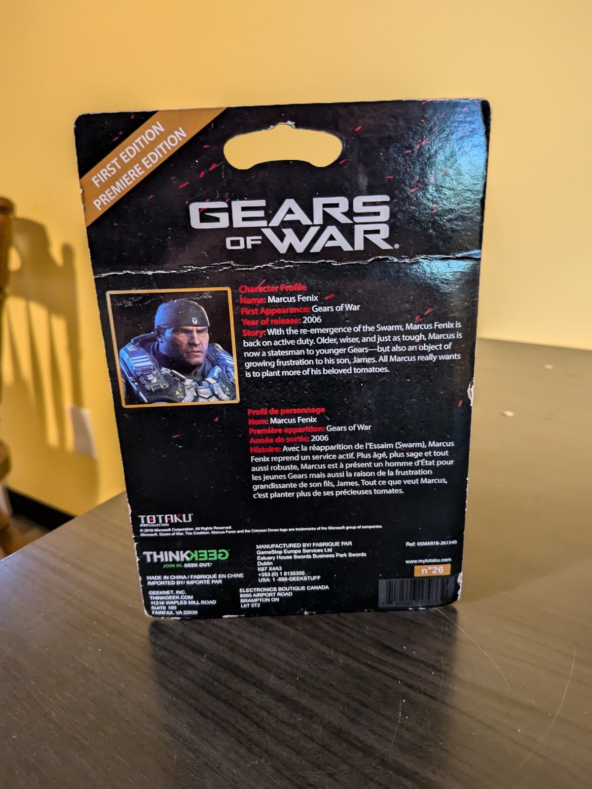 Gears Of War Marcus Fenix #26 Totaku Only @ Gamestop