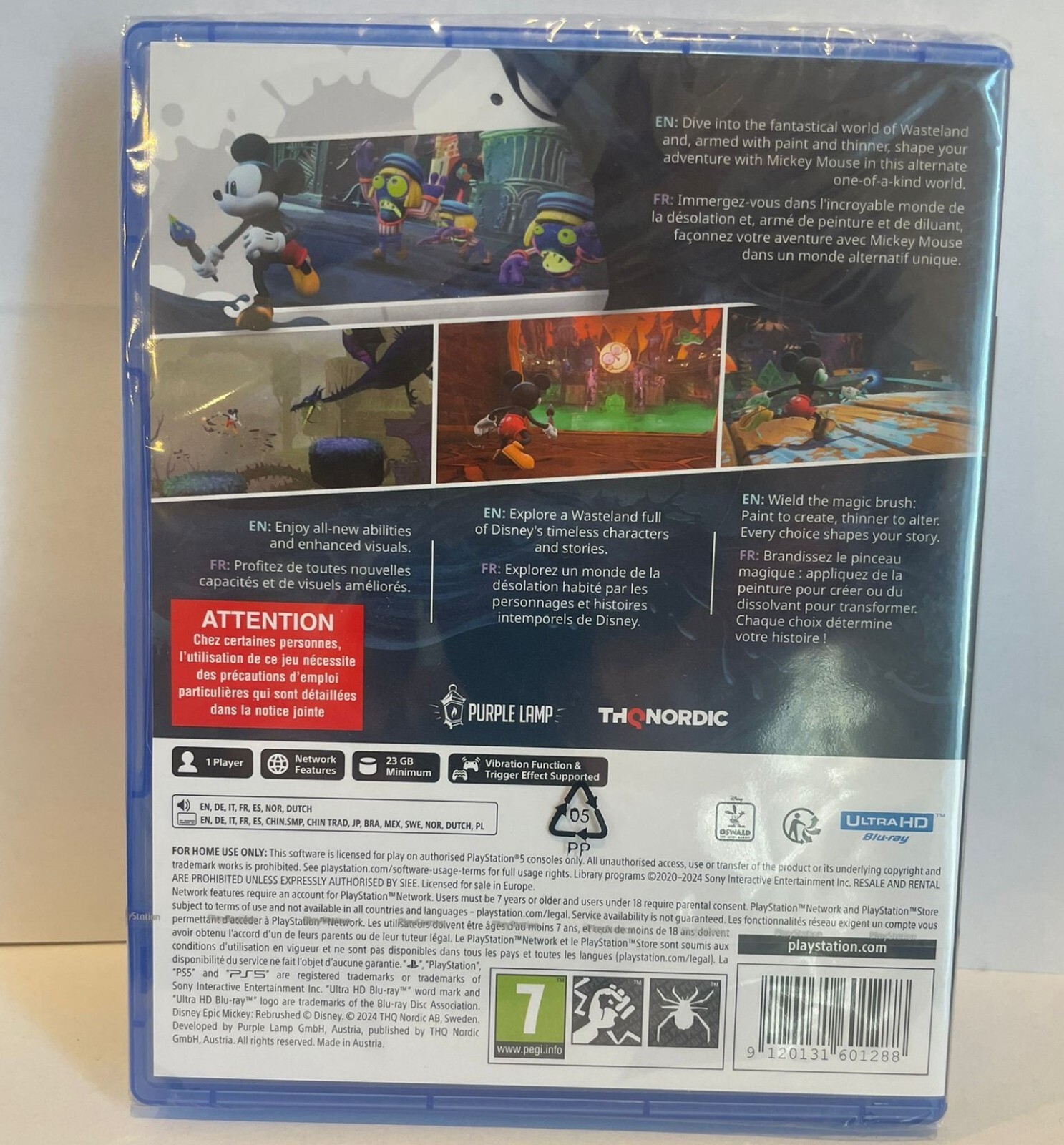 Disney Epic Mickey: Rebrushed PS5 Brand New Game (EU 2024 Platform)