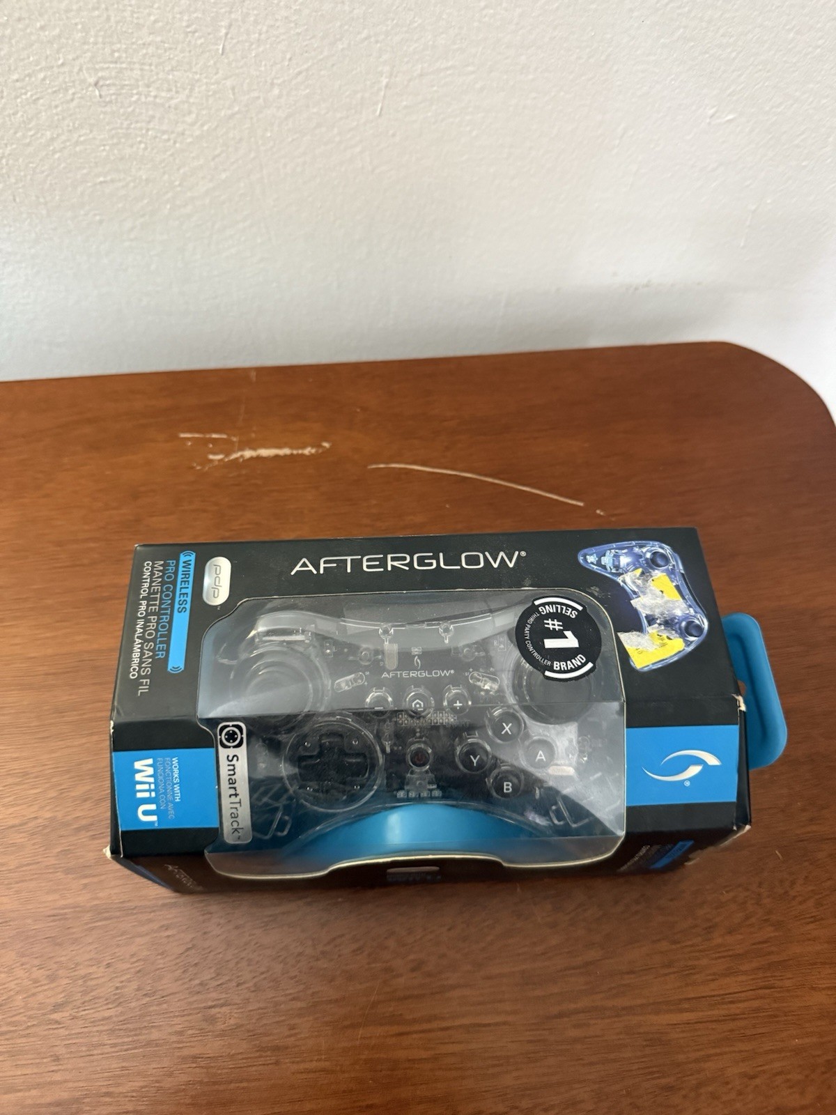 PDP Afterglow Pro Wireless Light up Controller For Nintendo Wii U Brand New NOS