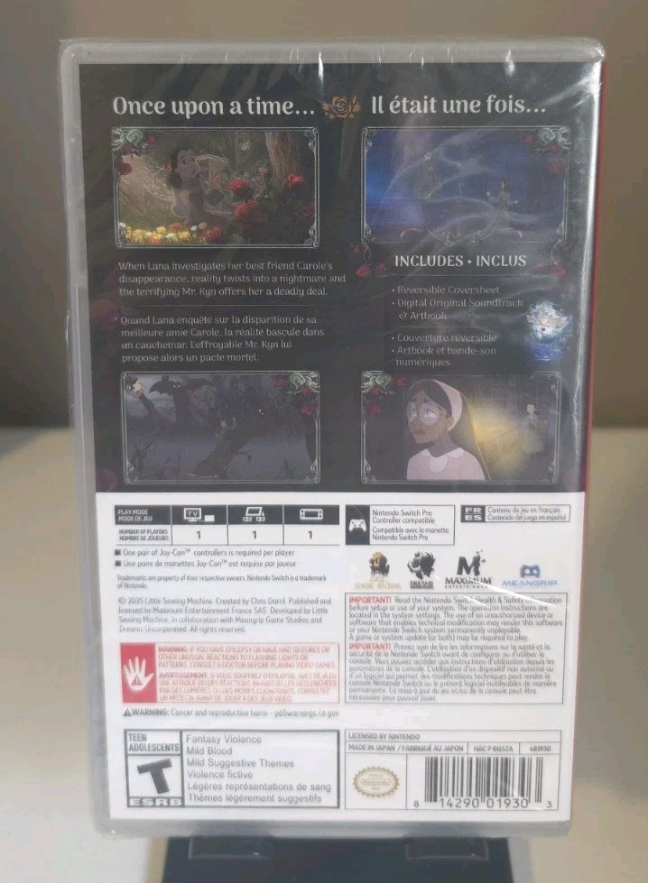 Bye Sweet Carole (Nintendo Switch, 2025) Brand New Factory Sealed Fast Ship!