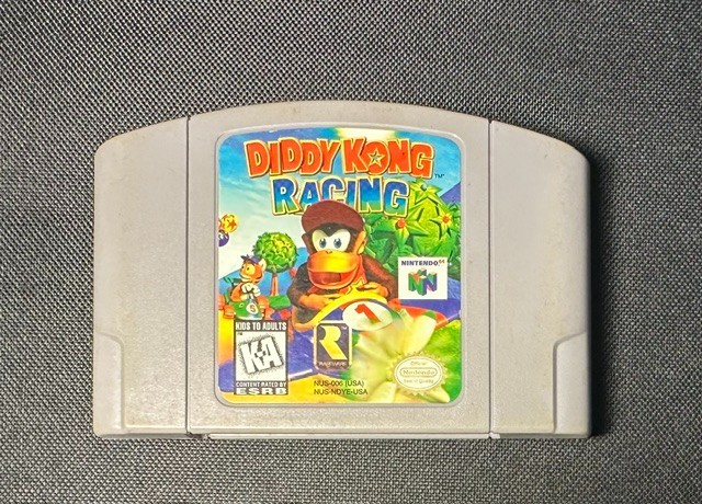 Diddy Kong Racing Nintendo 64 Game Tested/Works/Cleaned/ No Case & Manual