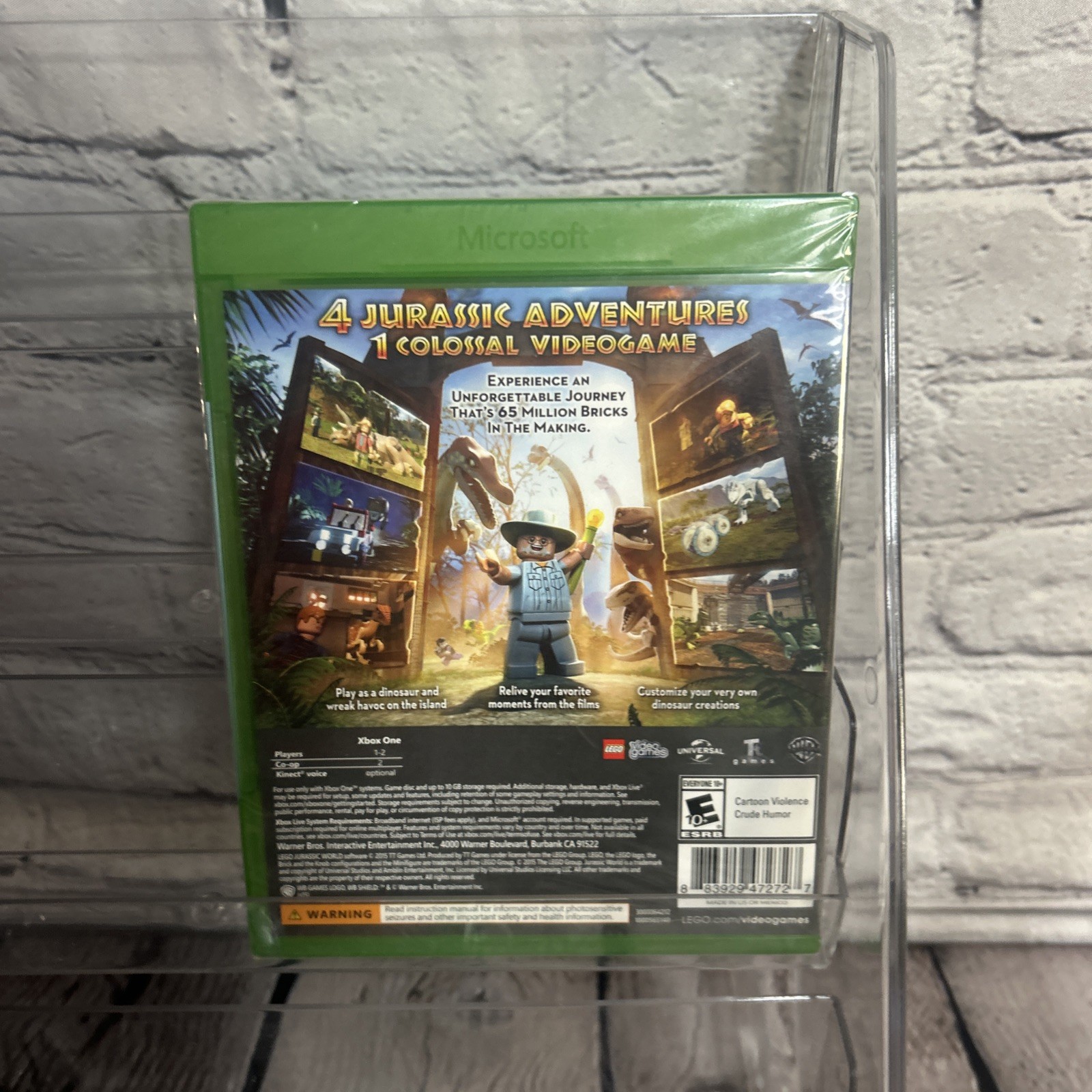 LEGO Jurassic World (Microsoft Xbox One, 2015) Brand New, Sealed – WB Games