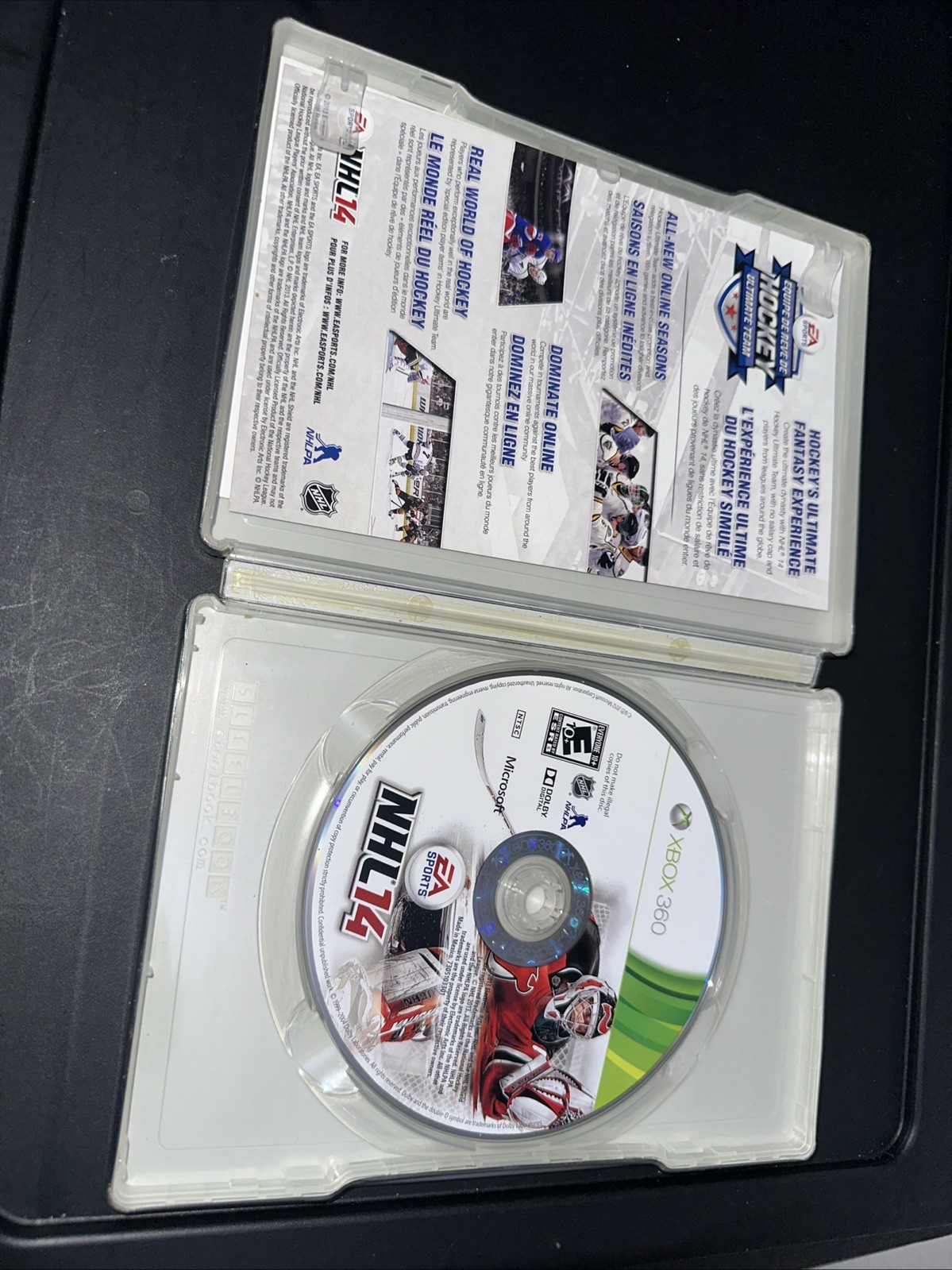 NHL 14 Steelbook (Microsoft Xbox 360) Metal Brodeur Devils Edition