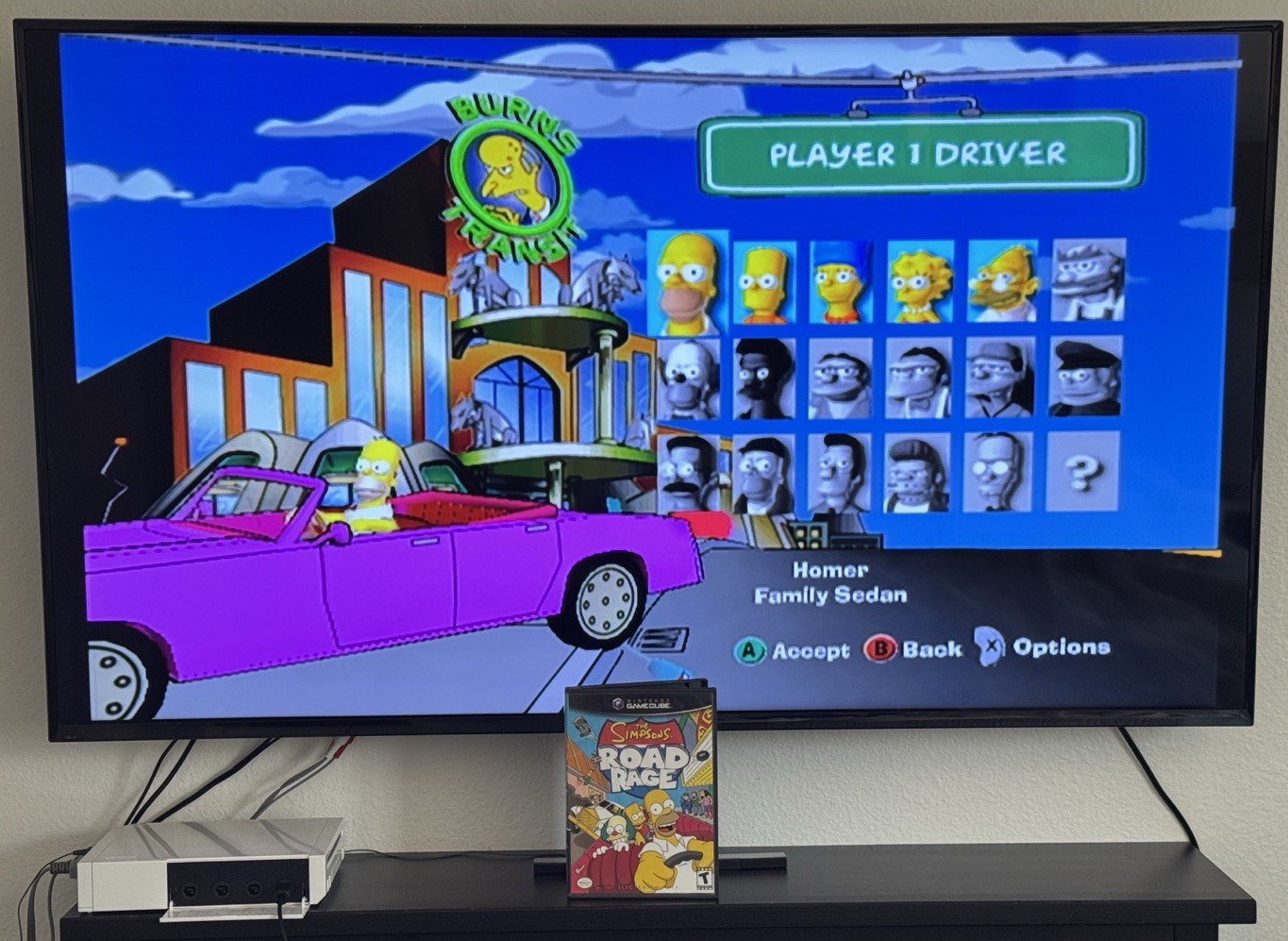 The Simpsons Road Rage Nintendo GameCube CIB Complete with Manual VG – Tested