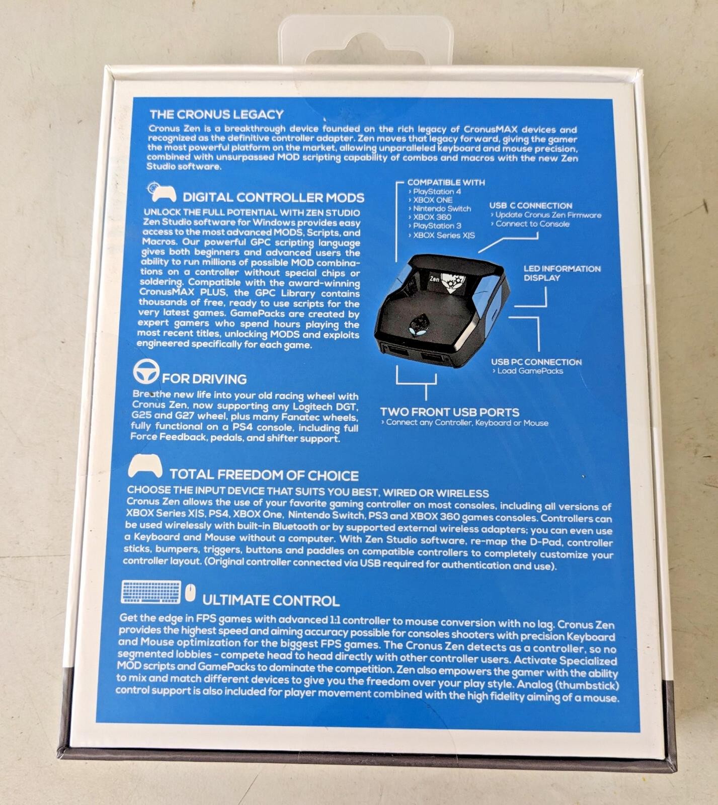 Cronus Zen Controller Adapter – PS4 PS5 Xbox Switch – NEW FREE US SHIPPING! READ