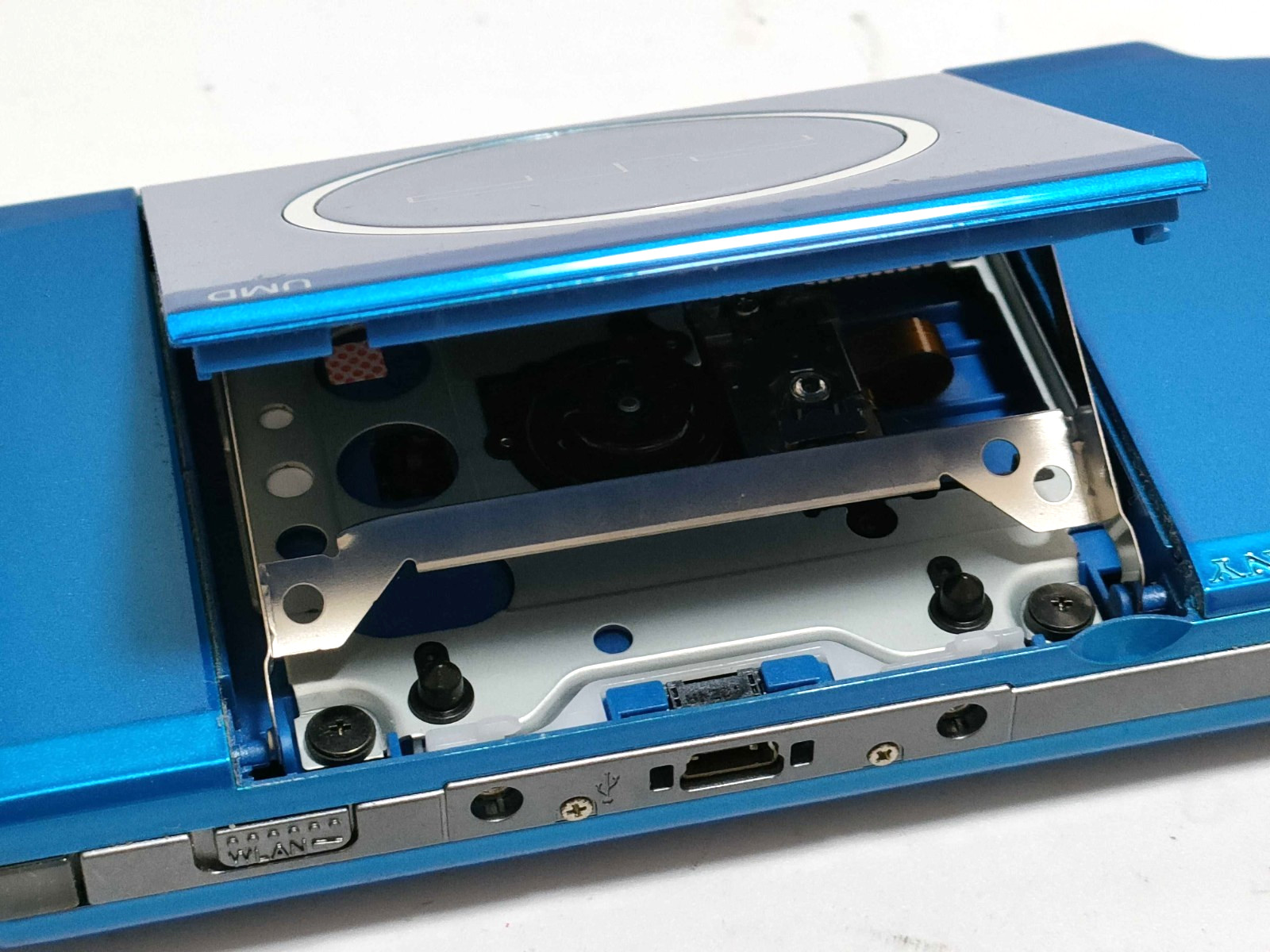 Sony PSP-3000 Vibrant Blue Handheld Console Region Free Tested Working