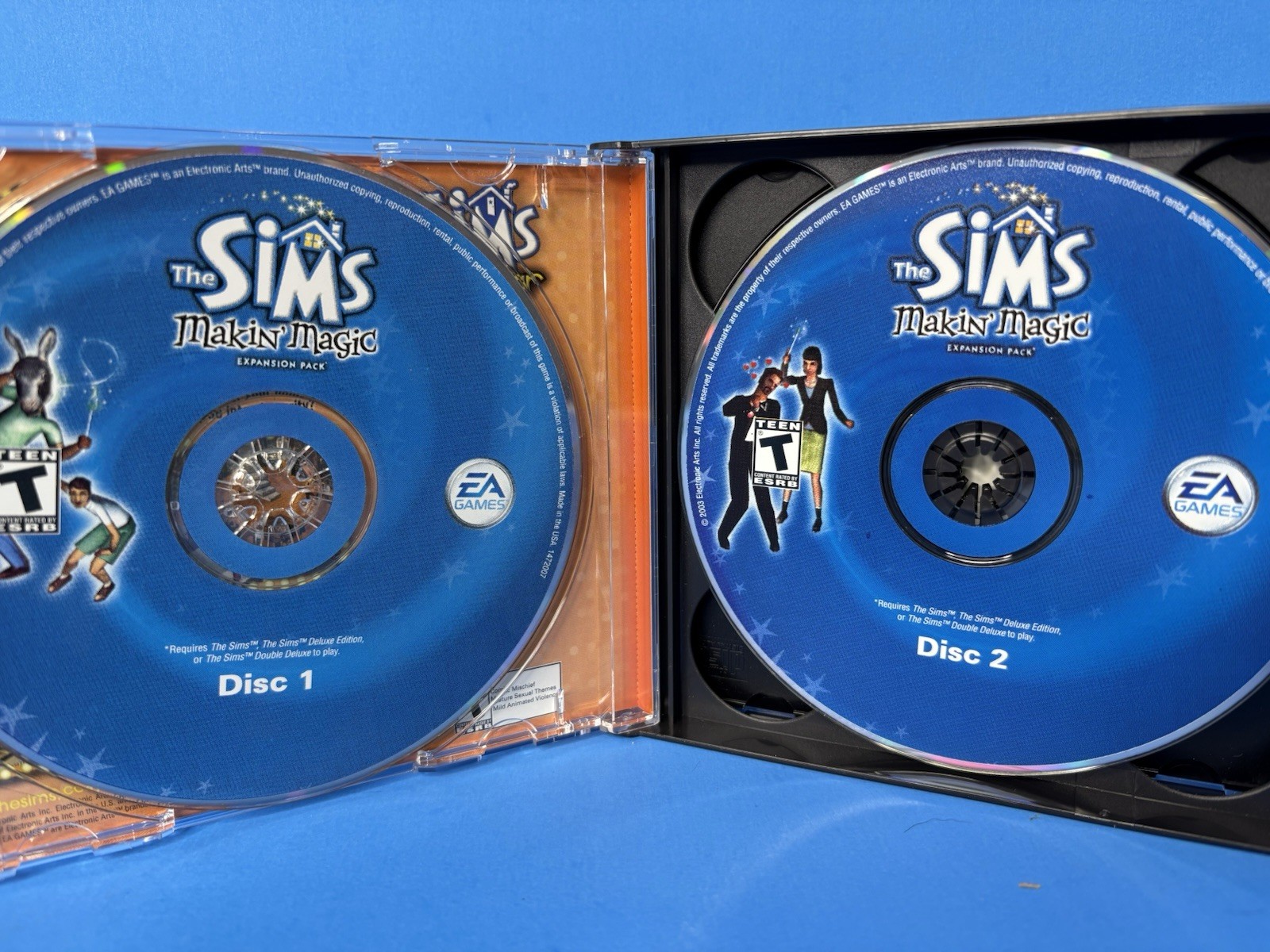 The Original Sims PC CD-ROM Lot Vanilla Game + 4 Expansion Sets Magic Medieval