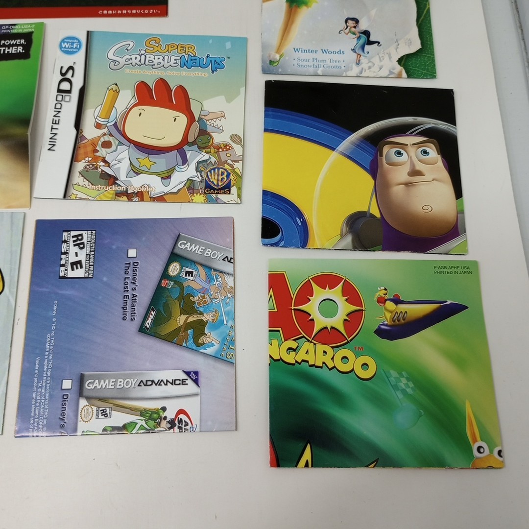 Lot Of 82 Nintendo INSERTS (Some Manuals & Posters) SEE PICS!!