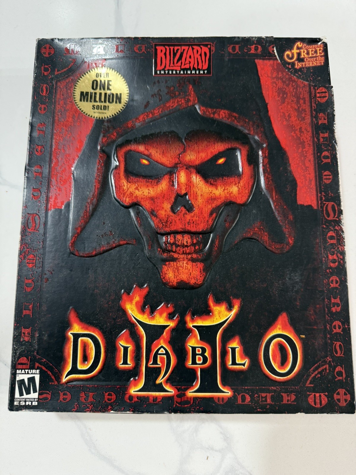 Diablo II 2 Blizzard PC Big Box CIB Complete w/ Manual CD-ROM 2000