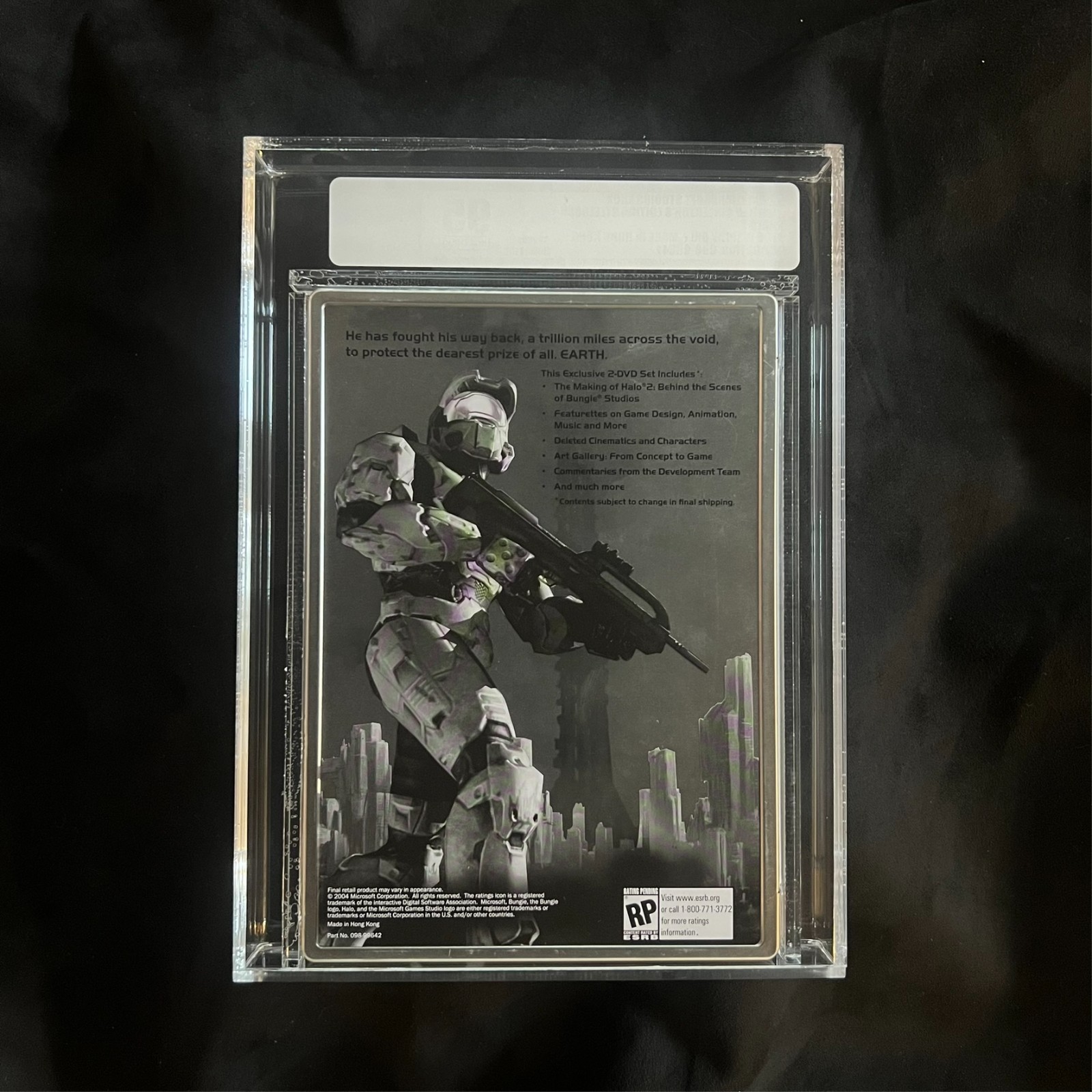 Halo 2 Limited Collectors Edition For Display Only Xbox – VGA 95 – Not PSA WATA