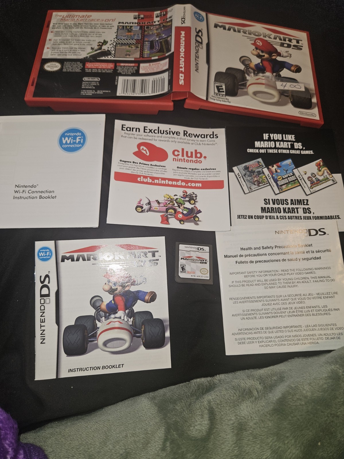 Nintendo Mario Kart DS (Mario Kart Series) Nintendo DS E NTSC-U/C Case Manual