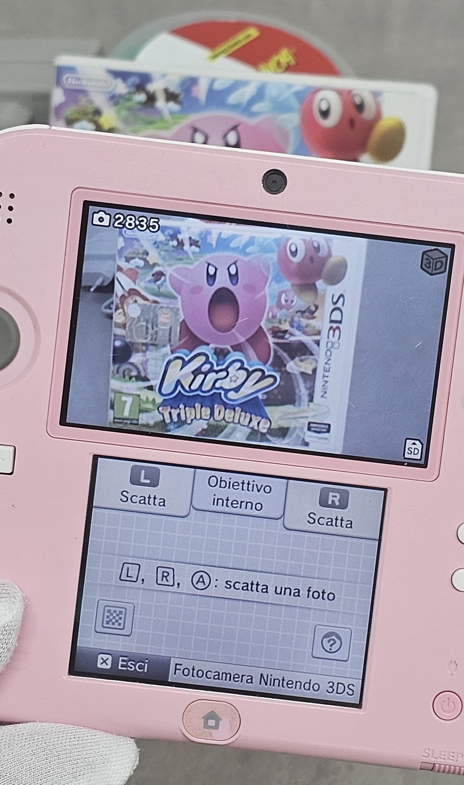 Nintendo 2DS Pink Handheld Console System PAL 4GB Wi-Fi 480p