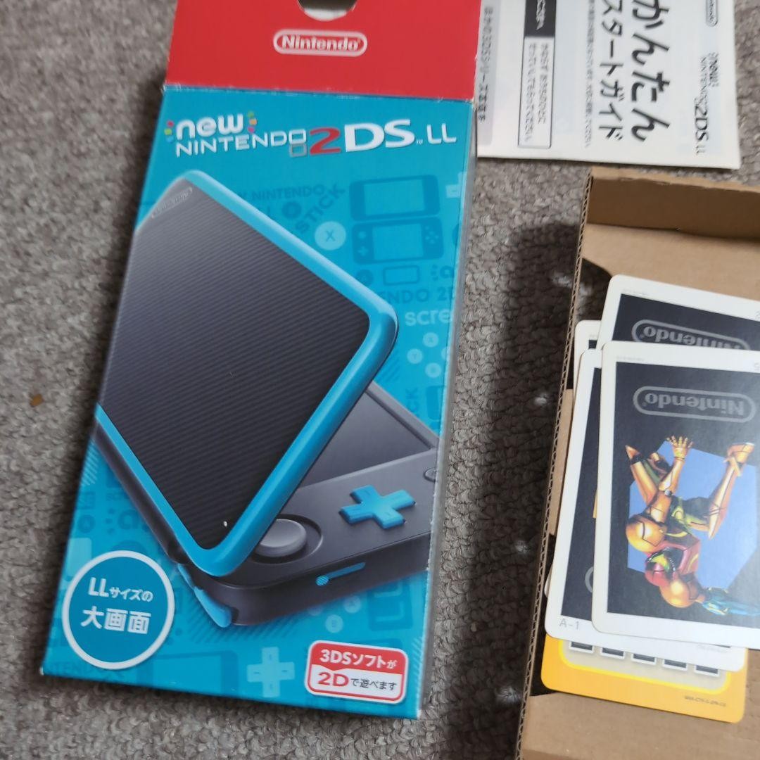 New Nintendo 2DS LL Black x Turquoise missing SD card