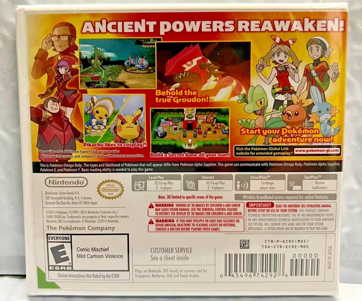 Pokemon Omega Ruby Brand New Game (2014 RPG)