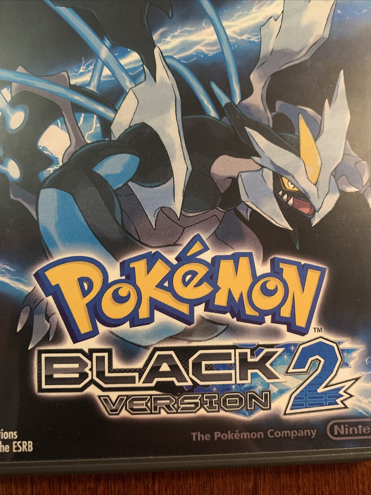 Pokemon Black Version 2 Nintendo DS Replacement Case ONLY No Game – For Display