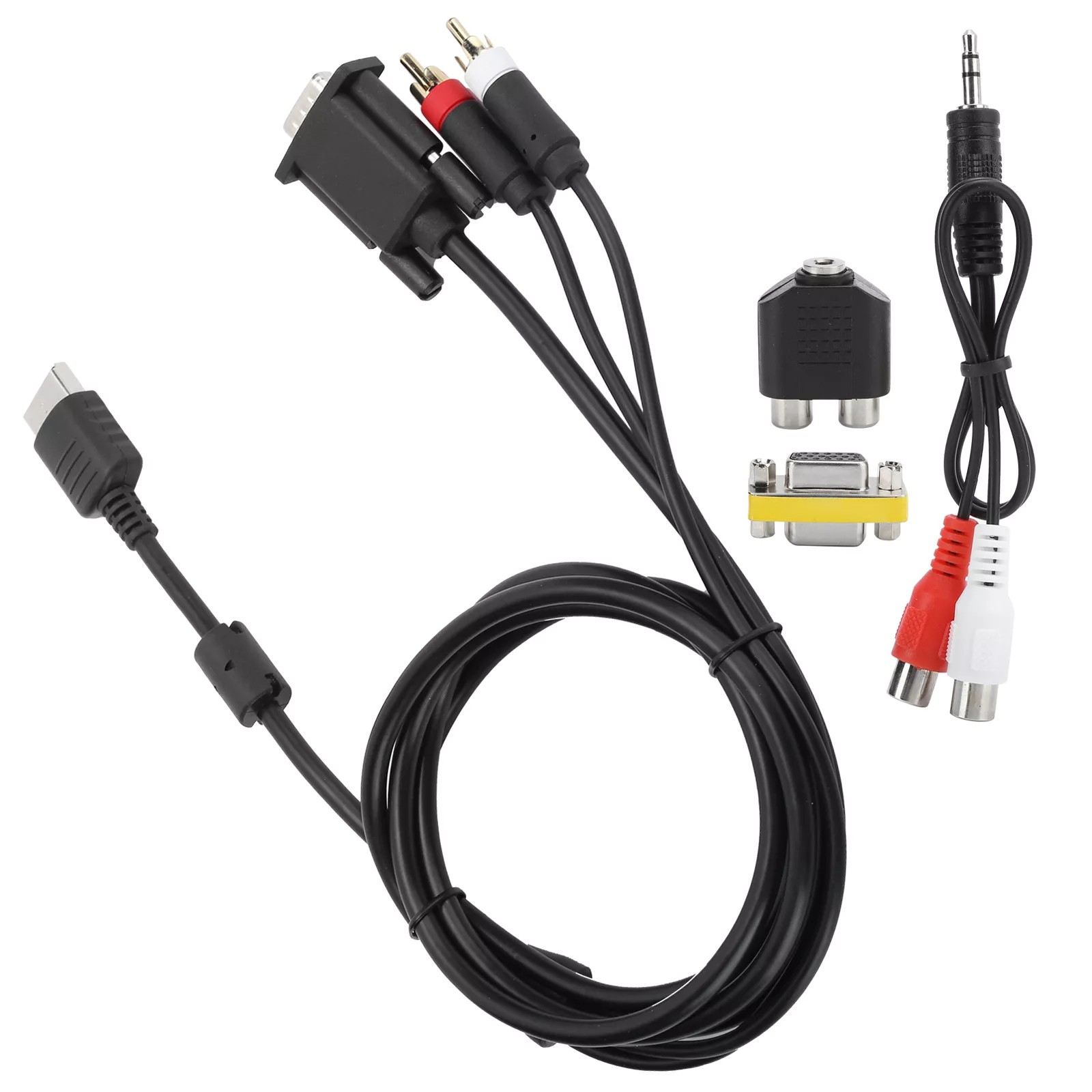 1set For Dream-cast DC VGA Cable W/Adapter Support CRT/LCD Monitor LCD TV