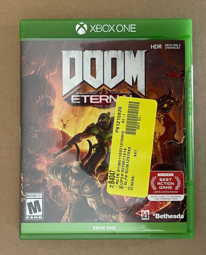XBOX ONE Doom Eternal Enhanced HDR Video Game 2020