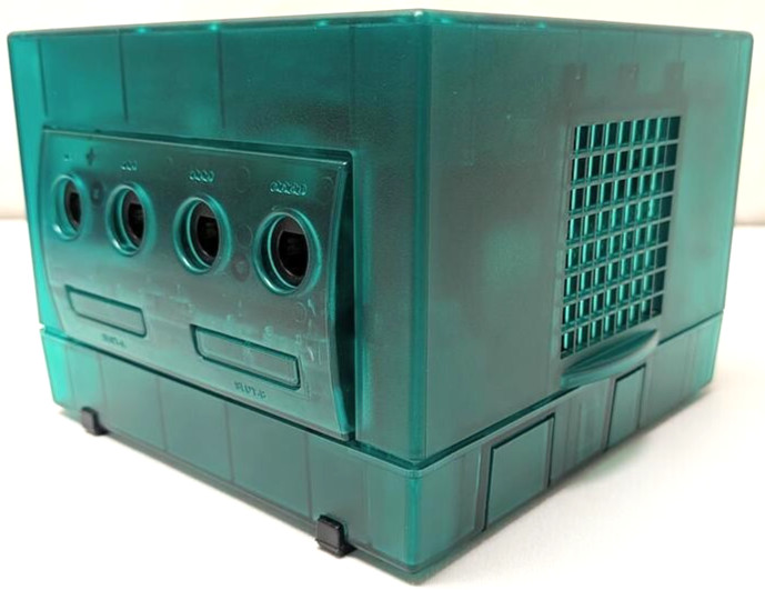 Nintendo GameCube Translucent Funtastic JUNGLE GREEN Game Console System Bundle