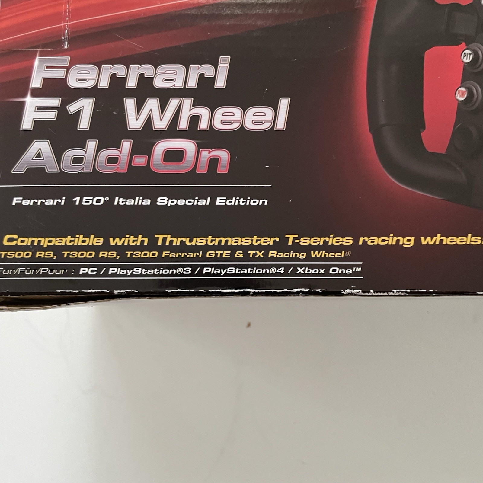 Thrustmaster Ferrari F1 Wheel Add-On Untested w/ Box Ferrari 150 Italia Edition