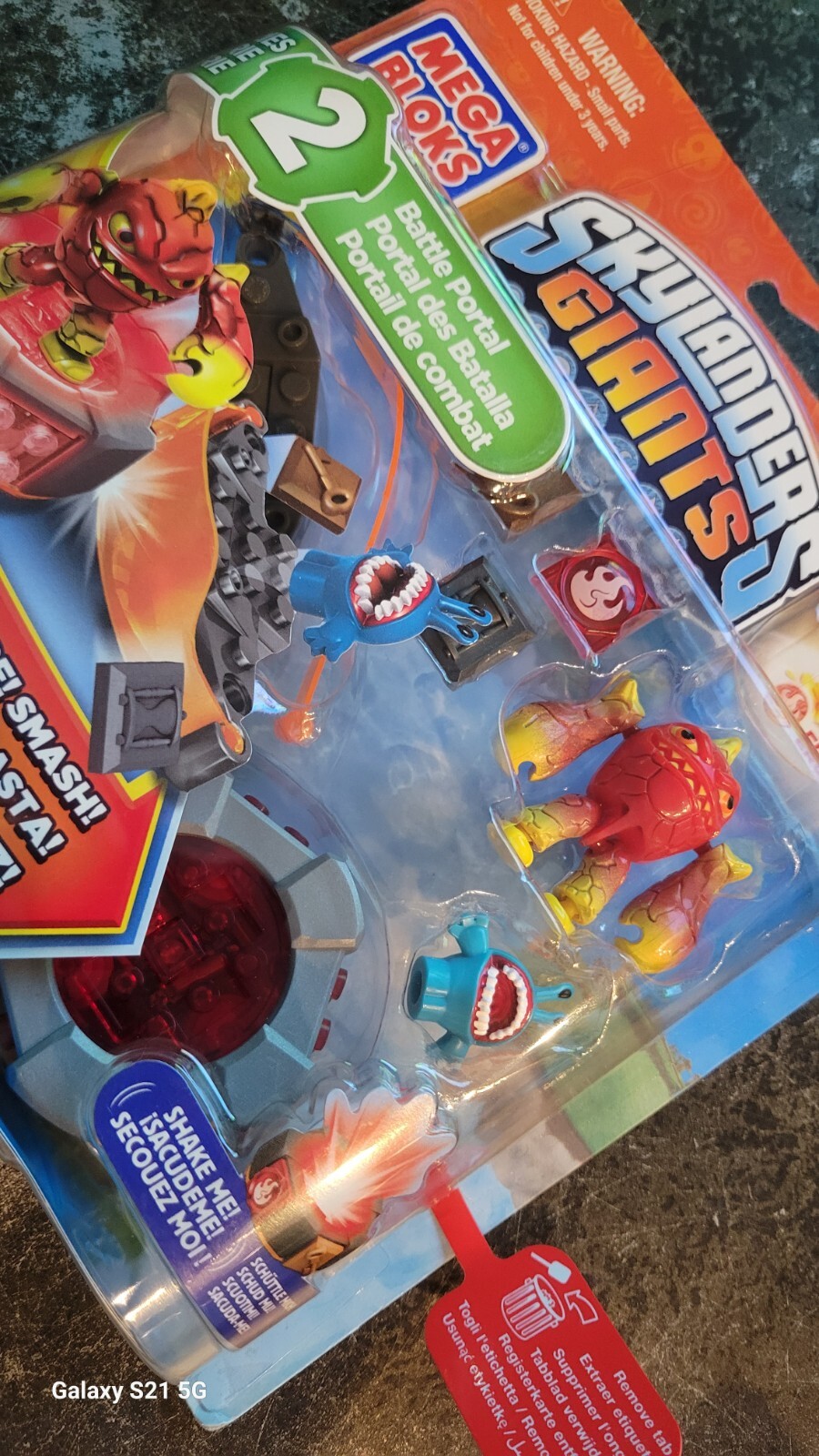 Mega Bloks Skylanders Giants 95437 Series 2 Battle Port Activision 2013 Eruptor