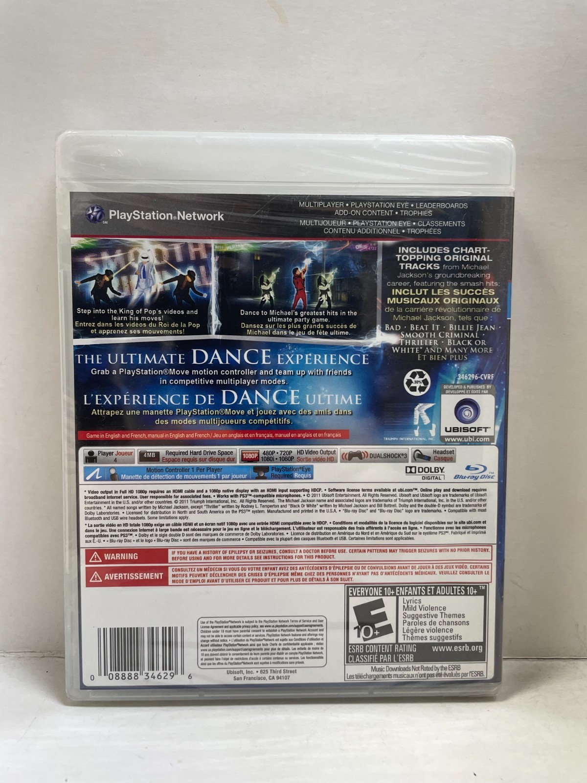 Michael Jackson The Experience ( PlayStation 3 / Ps3 )