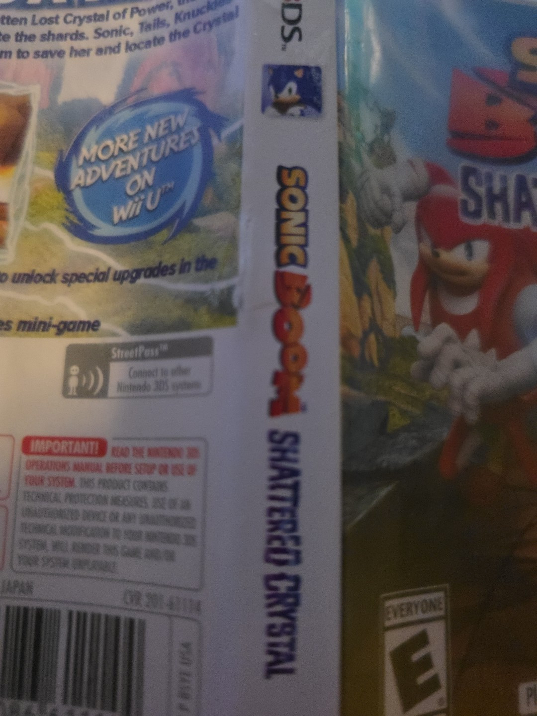 Sonic Boom: Shattered Crystal (3DS, 2014) – CiB – Tested And Working