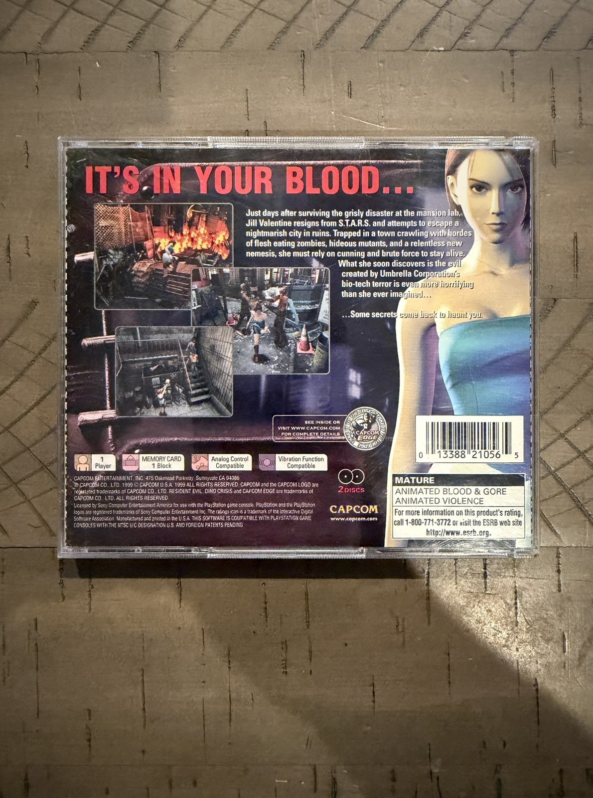 Resident Evil 3: Nemesis; CIB w/ Registration Card (Sony PlayStation 1, 1999)