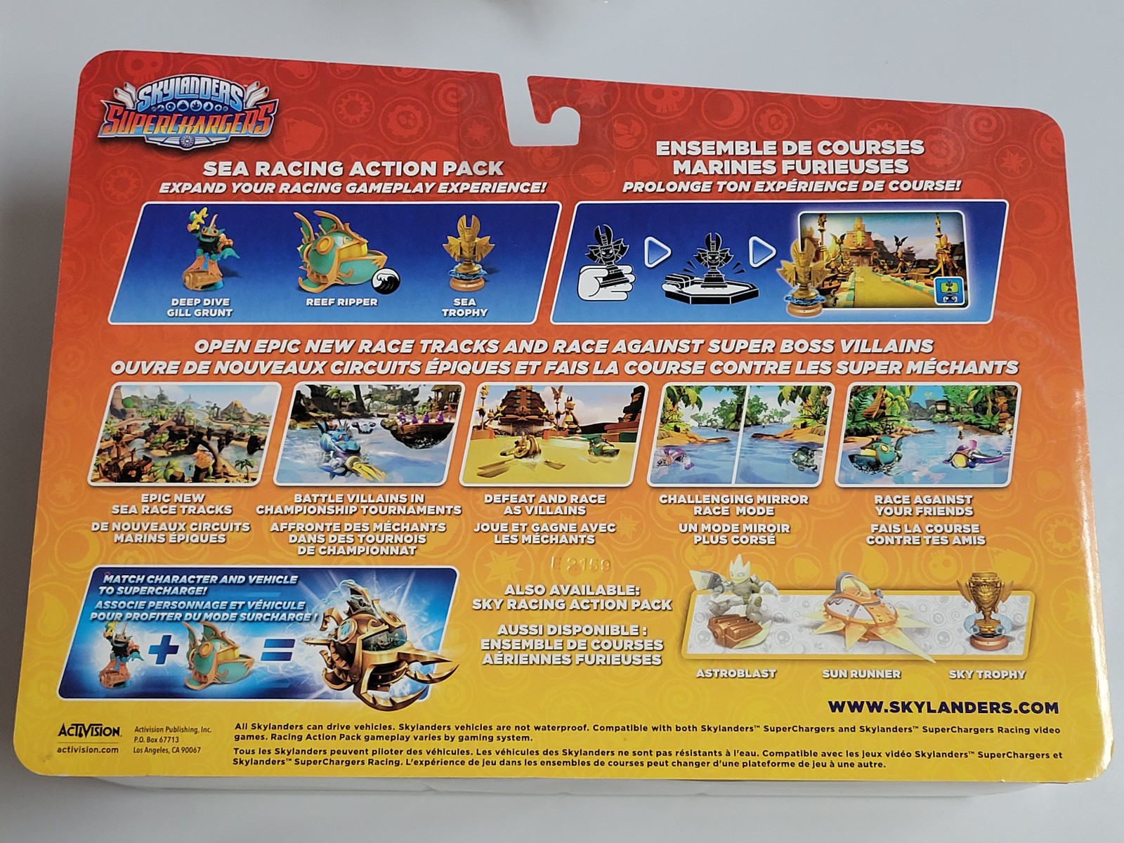 Skylander Superchargers Sea Racing Action Pack (2015) Brand New Sealed USA Toy