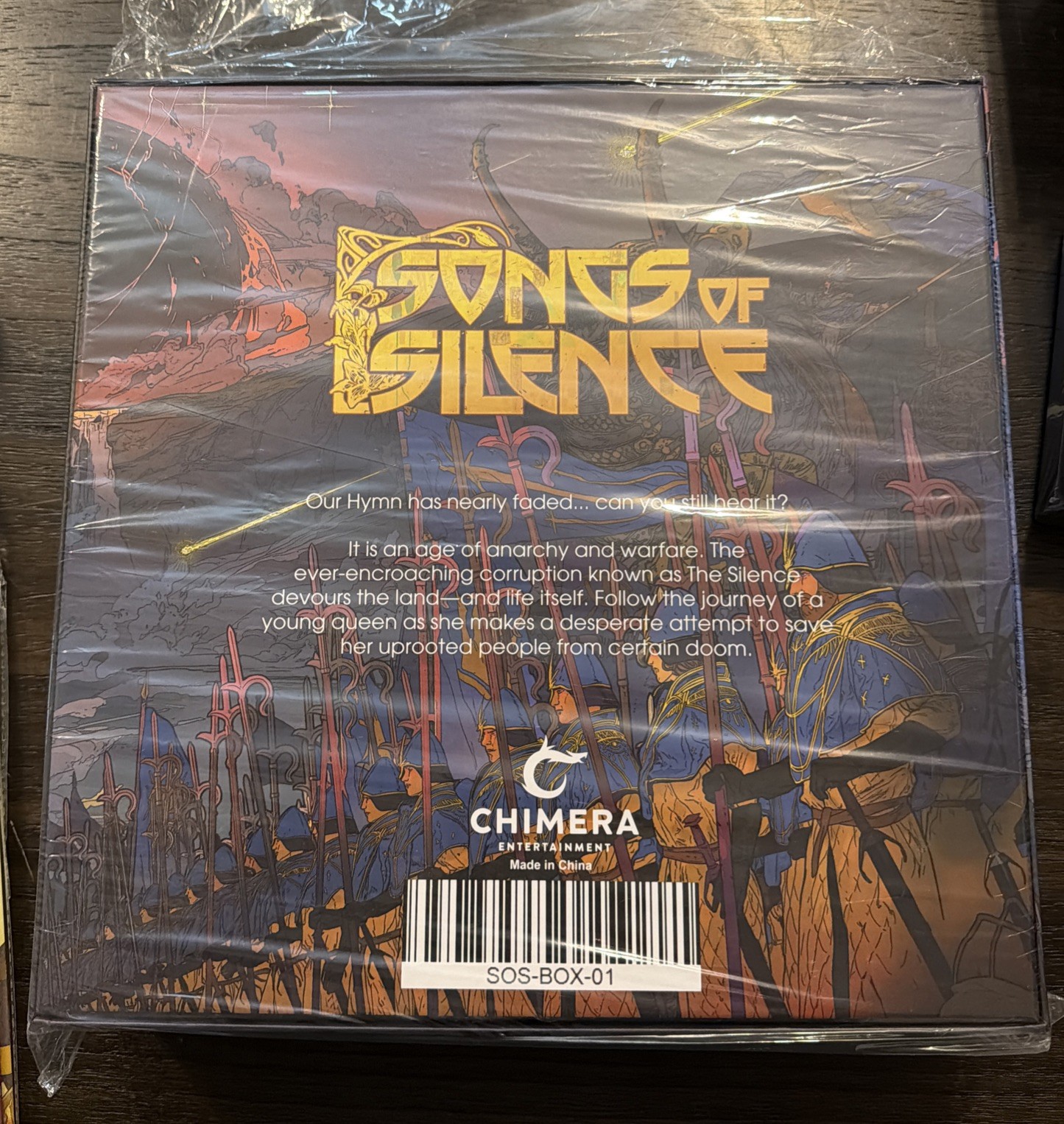SONGS OF SILENCE KICKSTARTER WORDBRINGER PHYSICAL CE