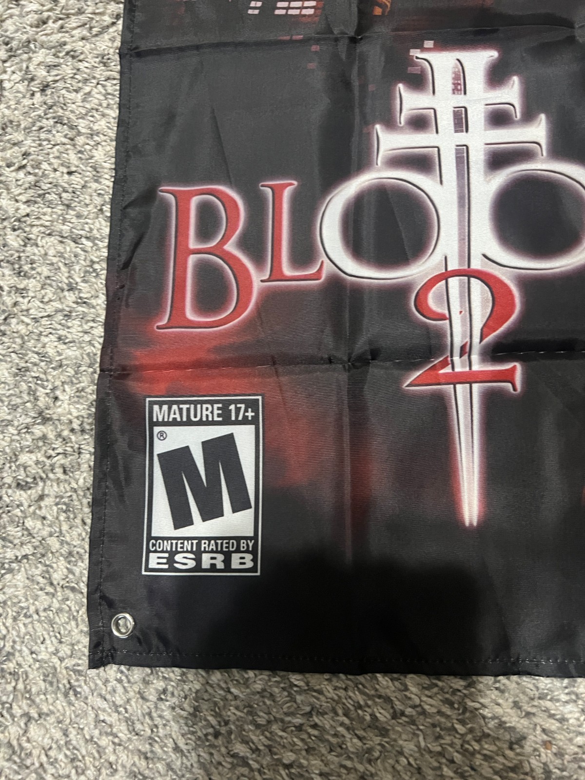 Bloodrayne 2 PS2 Custom Wall Flag Tapestry 2 x 3 Ft, Playstation 2