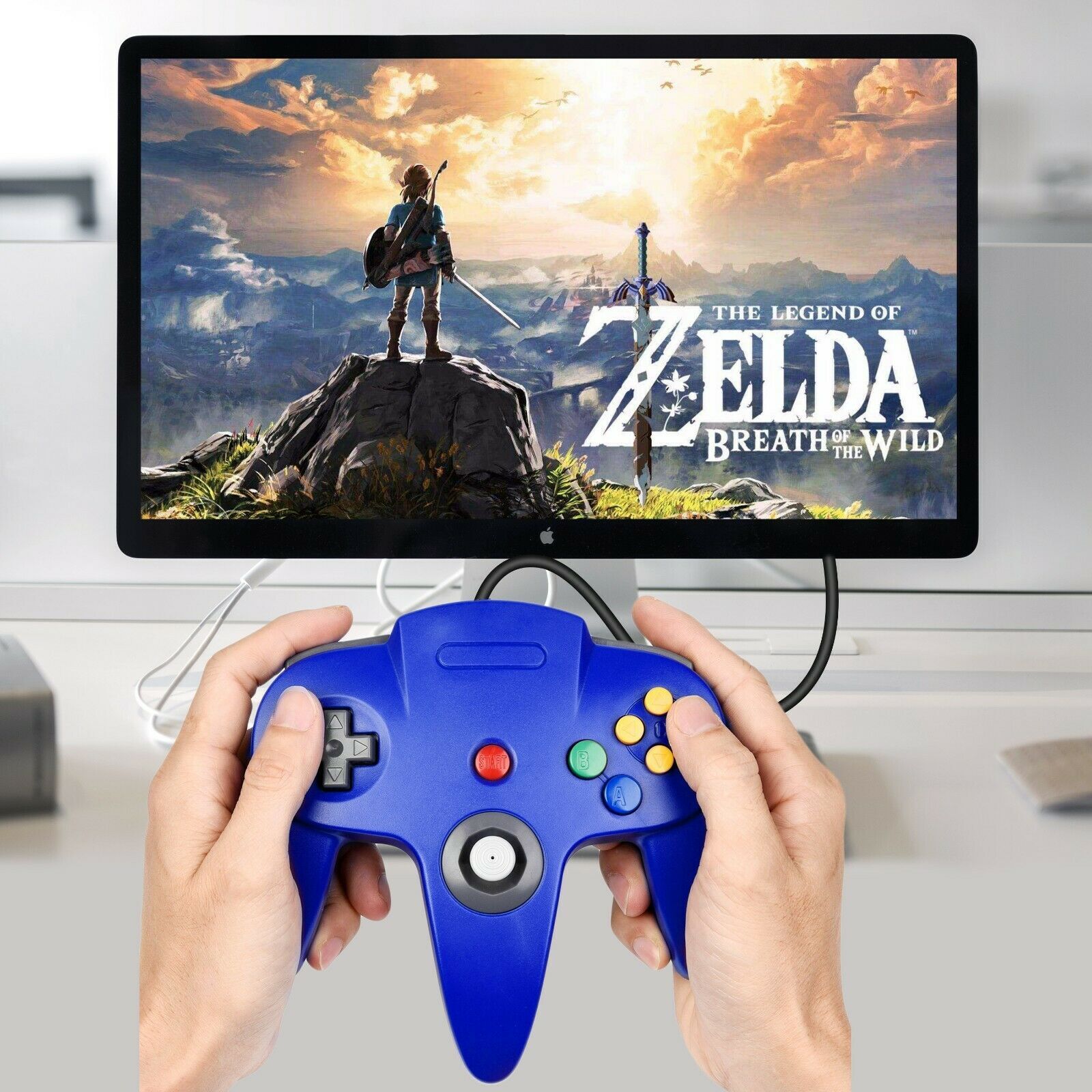USB Wired SNES N64 Gamepad Wireless NES Controller Joypad for PC Mac Raspberry