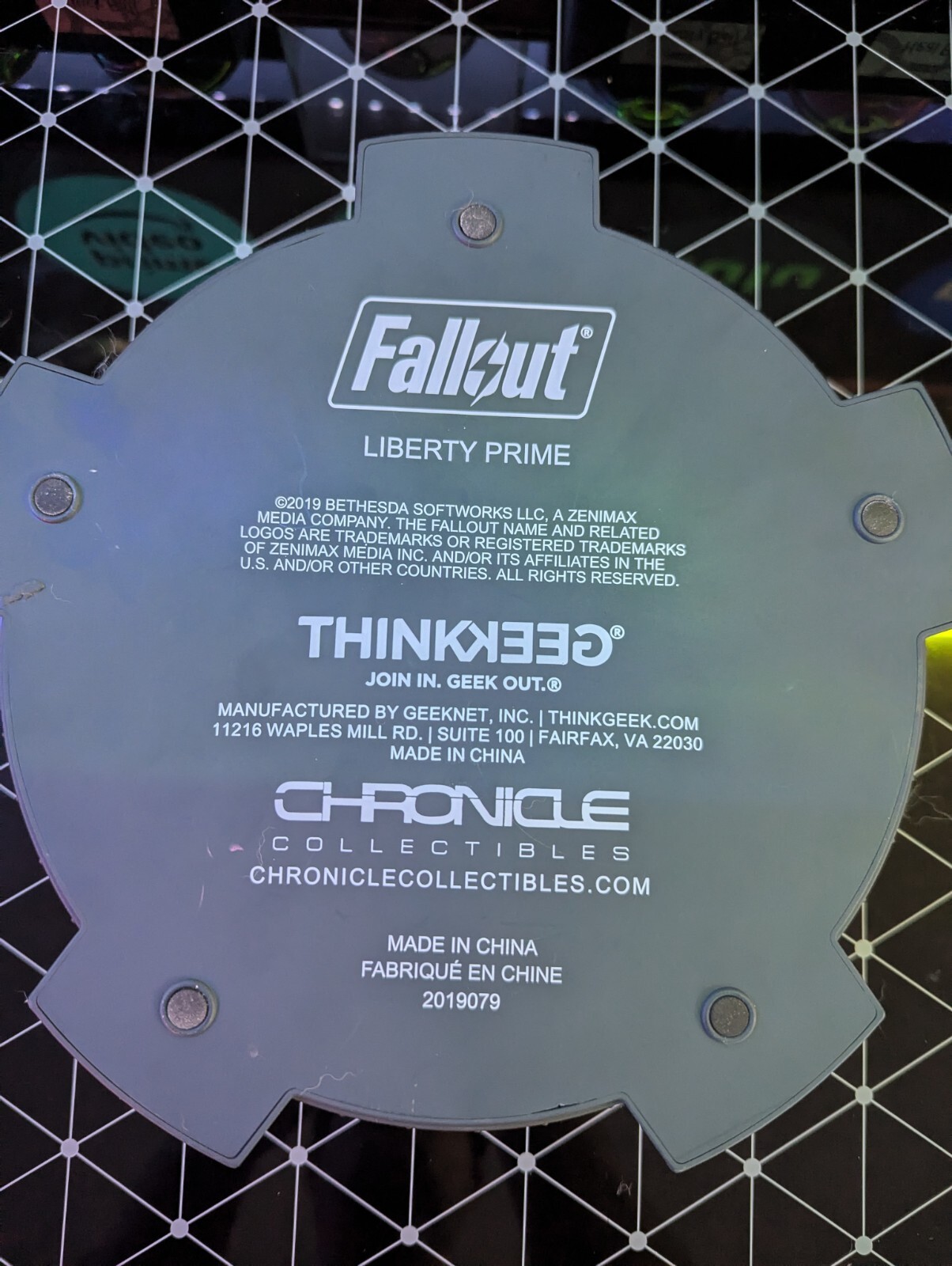 Fallout Liberty Prime Statue Figure 15″ Bethesda Chronicle Collectibles With Box