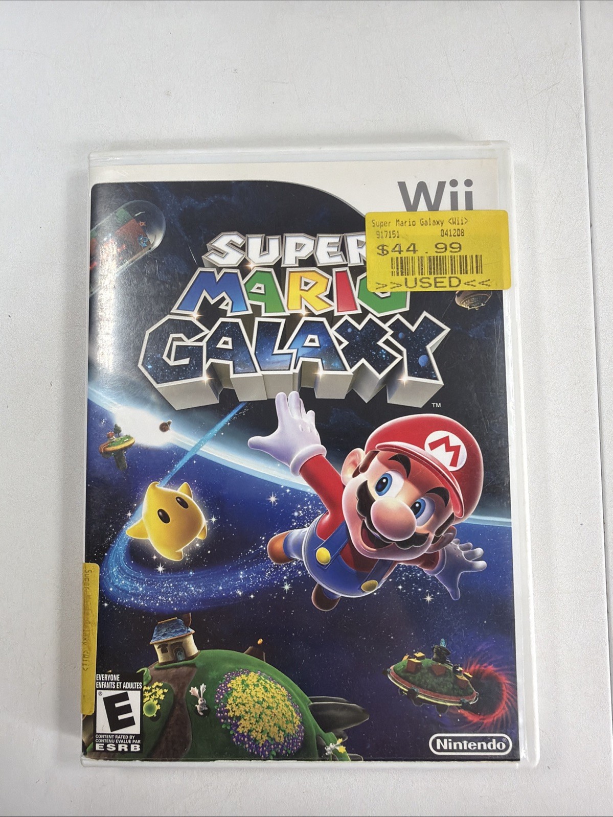Wii Super Mario Galaxy (2007, Nintendo Wii) Complete CIB w/ Manual TESTED