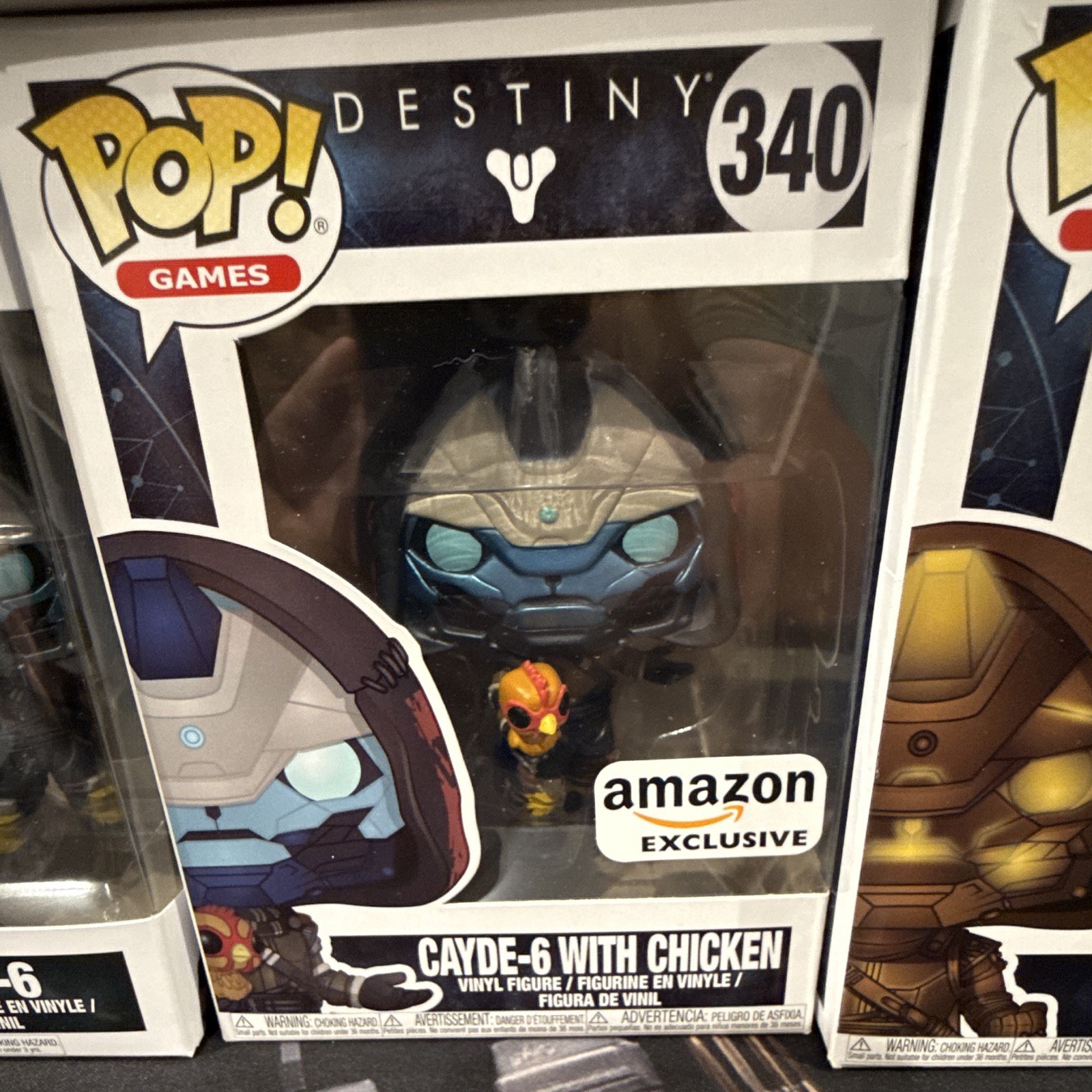 Funko Pop! Games Destiny Vinyl Figure Lot Zavala Atheon Osiris Glow GameStop