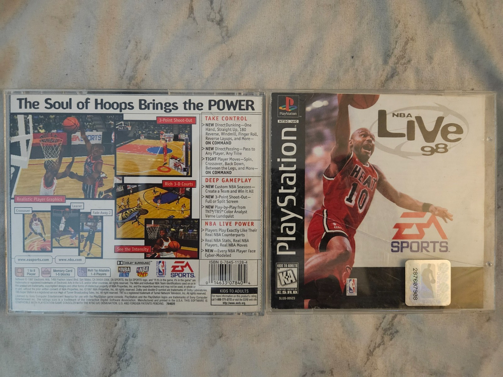 NBA Live 98 (PlayStation 1) NO CASE! NO TRACKING! READ DESCRIPTION!
