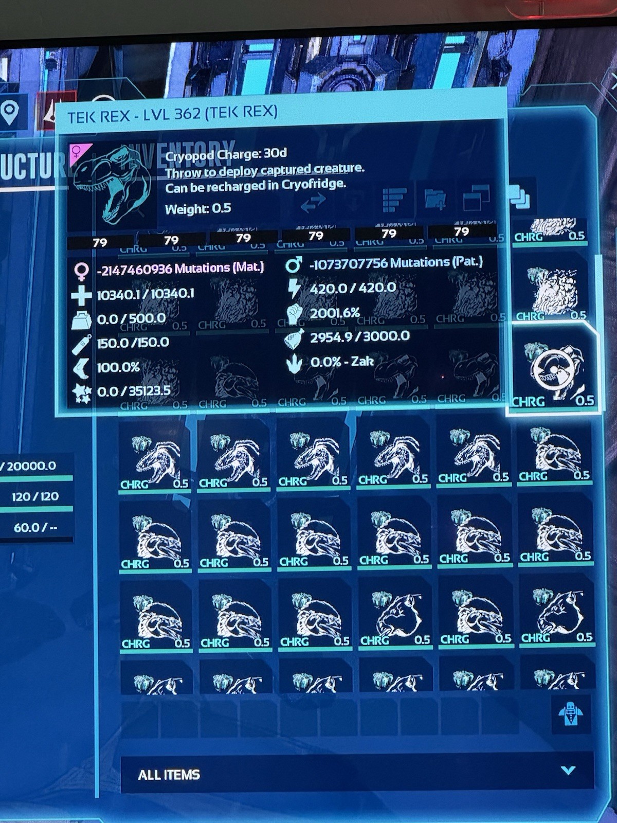 Ark Ascended ASA pve BASE on NA Island Server Over 650+ Dino’s! Mats, BPs, Etc.