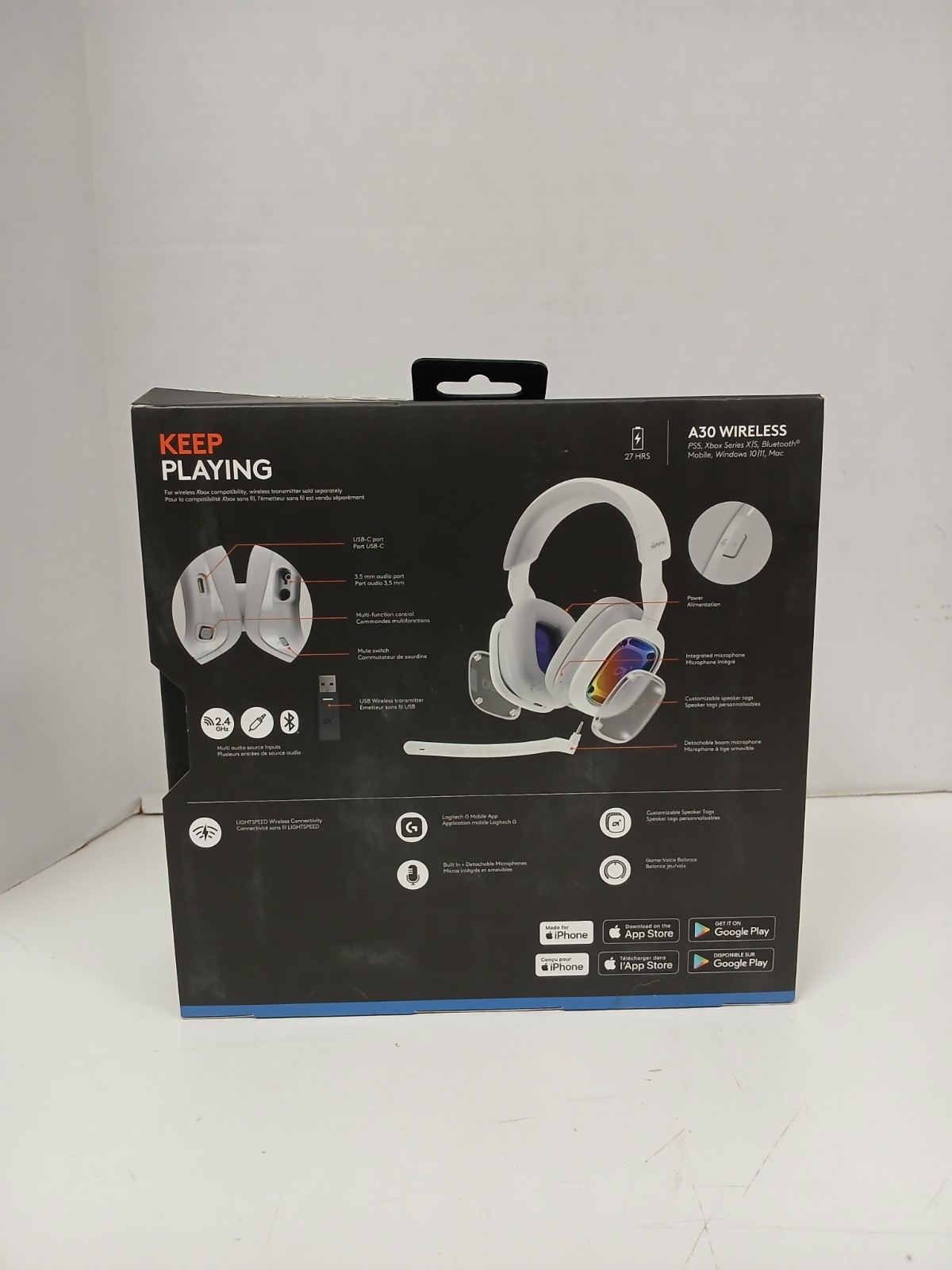 Logitech Astro A30 Lightspeed Wireless Gaming Headset *NO MIC*