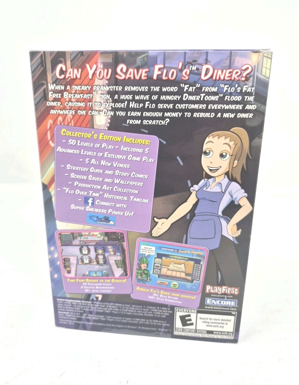 Diner Dash 5 Boom! – Collector’s Edition- Windows/Mac – New Sealed