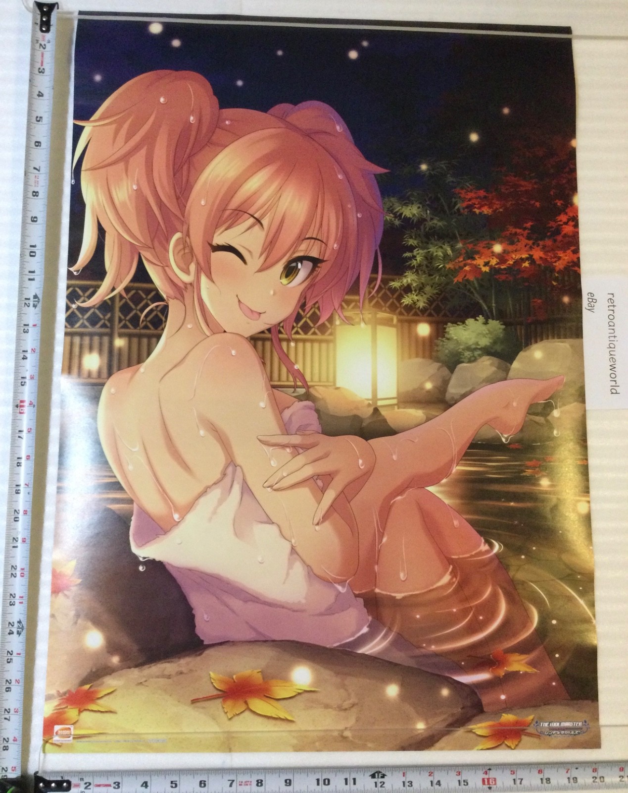 IDOLMASTER Cinderella Girls Limited Promo Poster 2-Sided Display Anime #2 RARE
