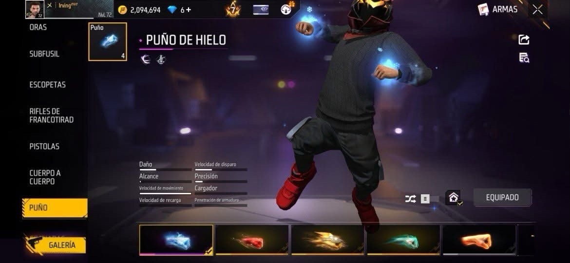 Free Fire Garena Android Account Skins Weapons Emotes Battle Royale Items