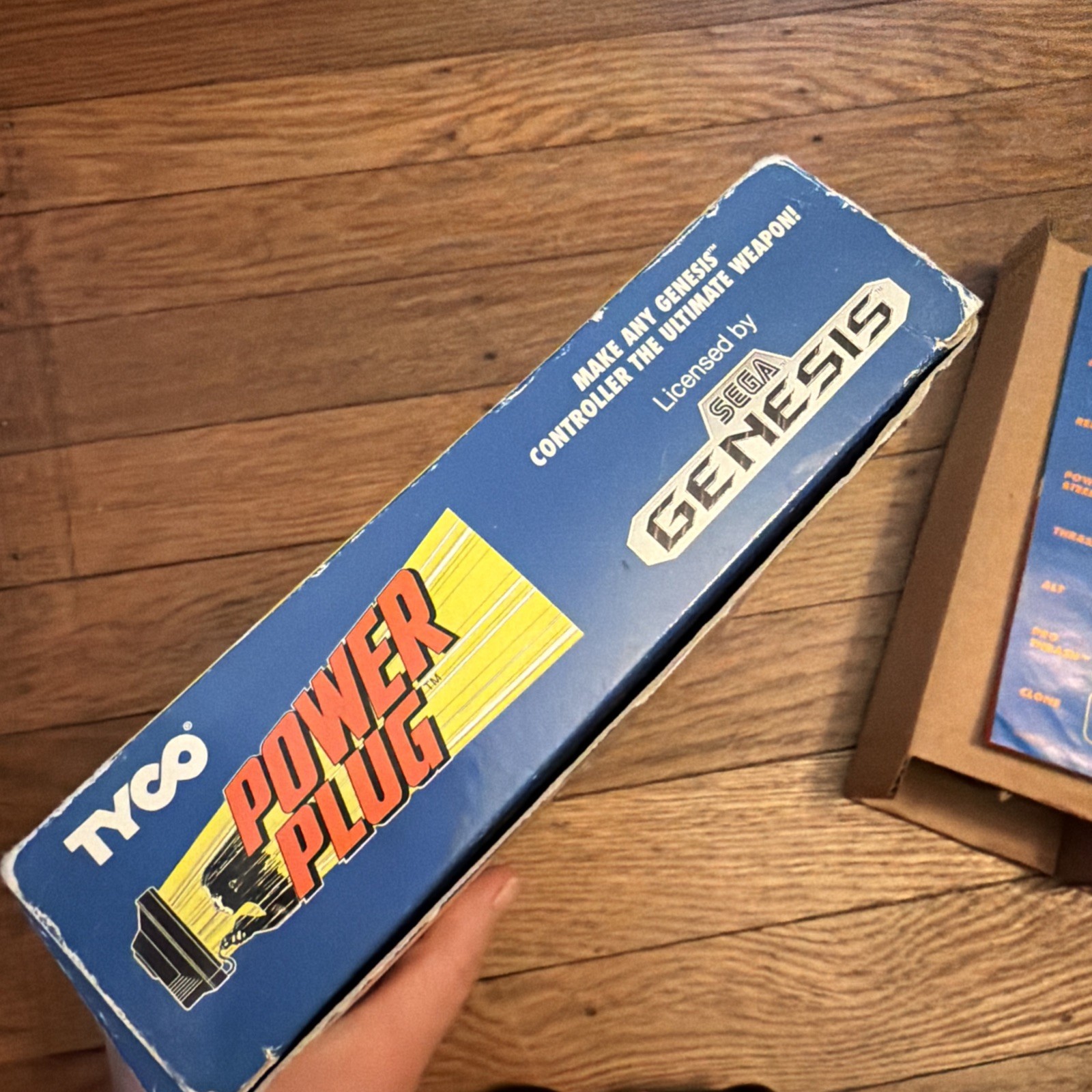 Tyco Sega Genesis Power Plug in Box CIB W/ Manual – TESTED & WORKING – FREE SHIP